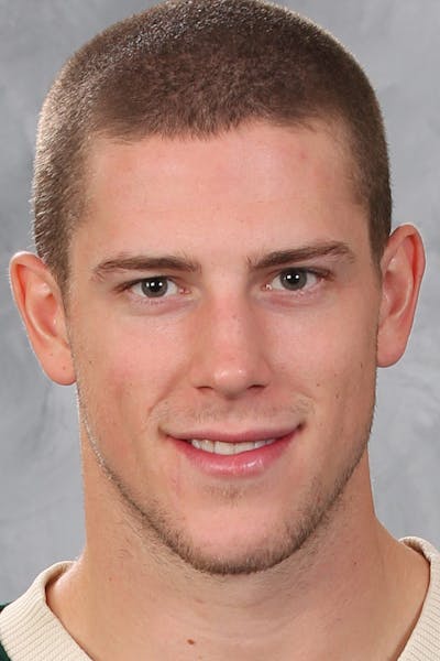 ST. PAUL, MN - SEPTEMBER 17: Charlie Coyle #3 of the Minnesota Wild poses for his official headshot for the 2015-2016 season on September 17, 2015 at 