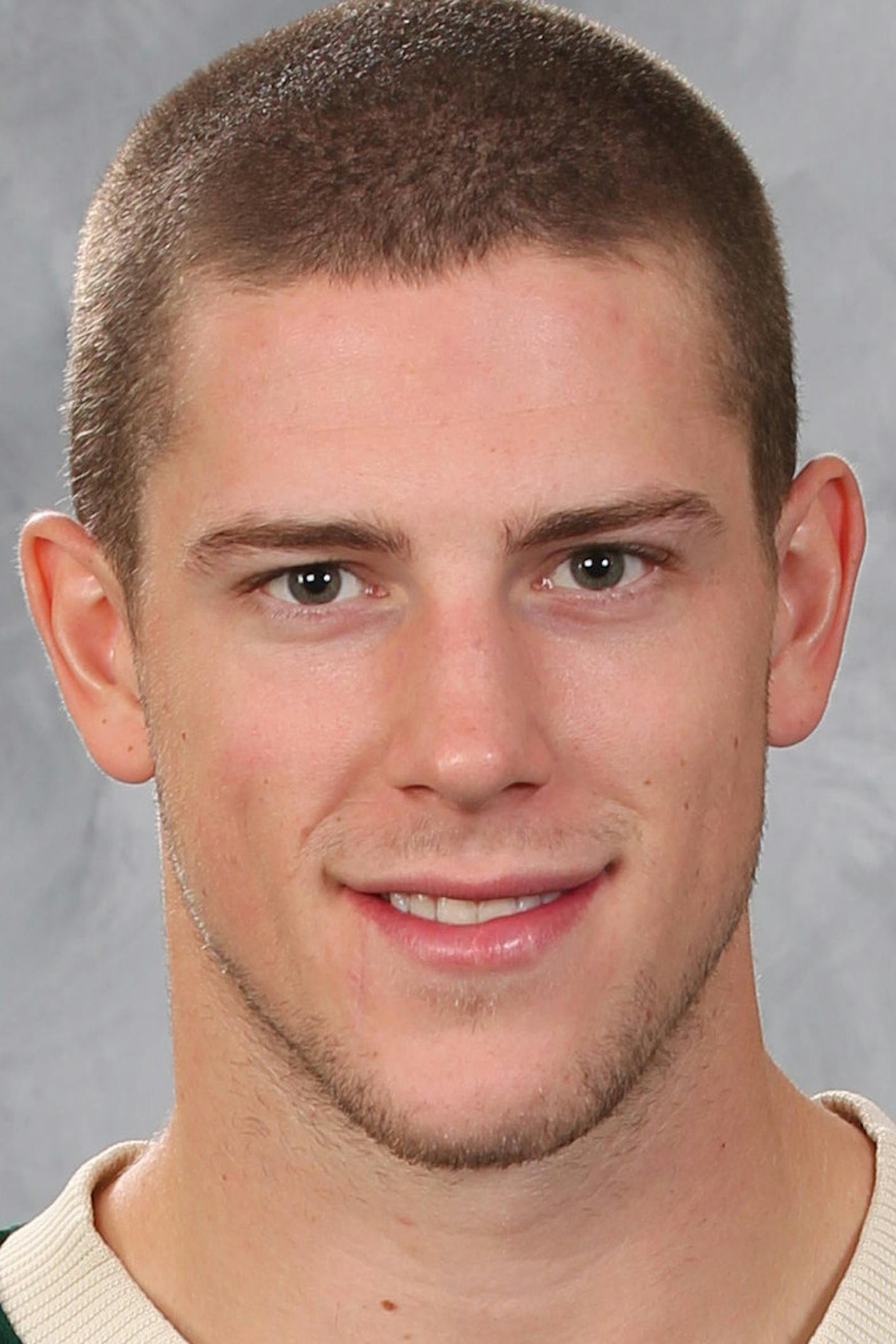 ST. PAUL, MN - SEPTEMBER 17: Charlie Coyle #3 of the Minnesota Wild poses for his official headshot for the 2015-2016 season on September 17, 2015 at the Xcel Energy Center in St. Paul, Minnesota. (Andy King/NHLI via Getty Images) *** Local Caption *** Charlie Coyle ORG XMIT: 570172171