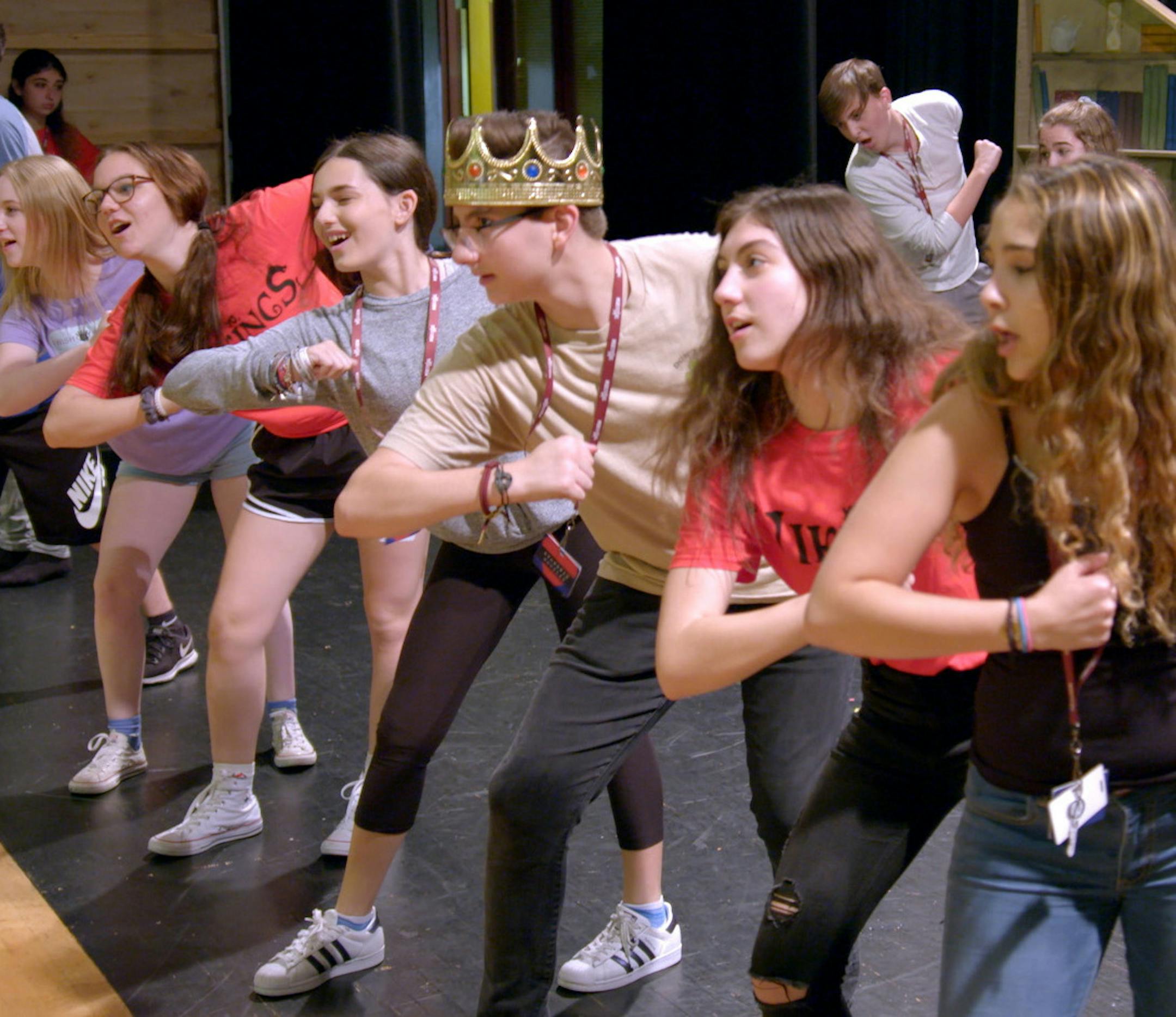 Marjory Stoneman Douglas High School students rehearsing in the documentary "Song of Parkland."
photo: HBO