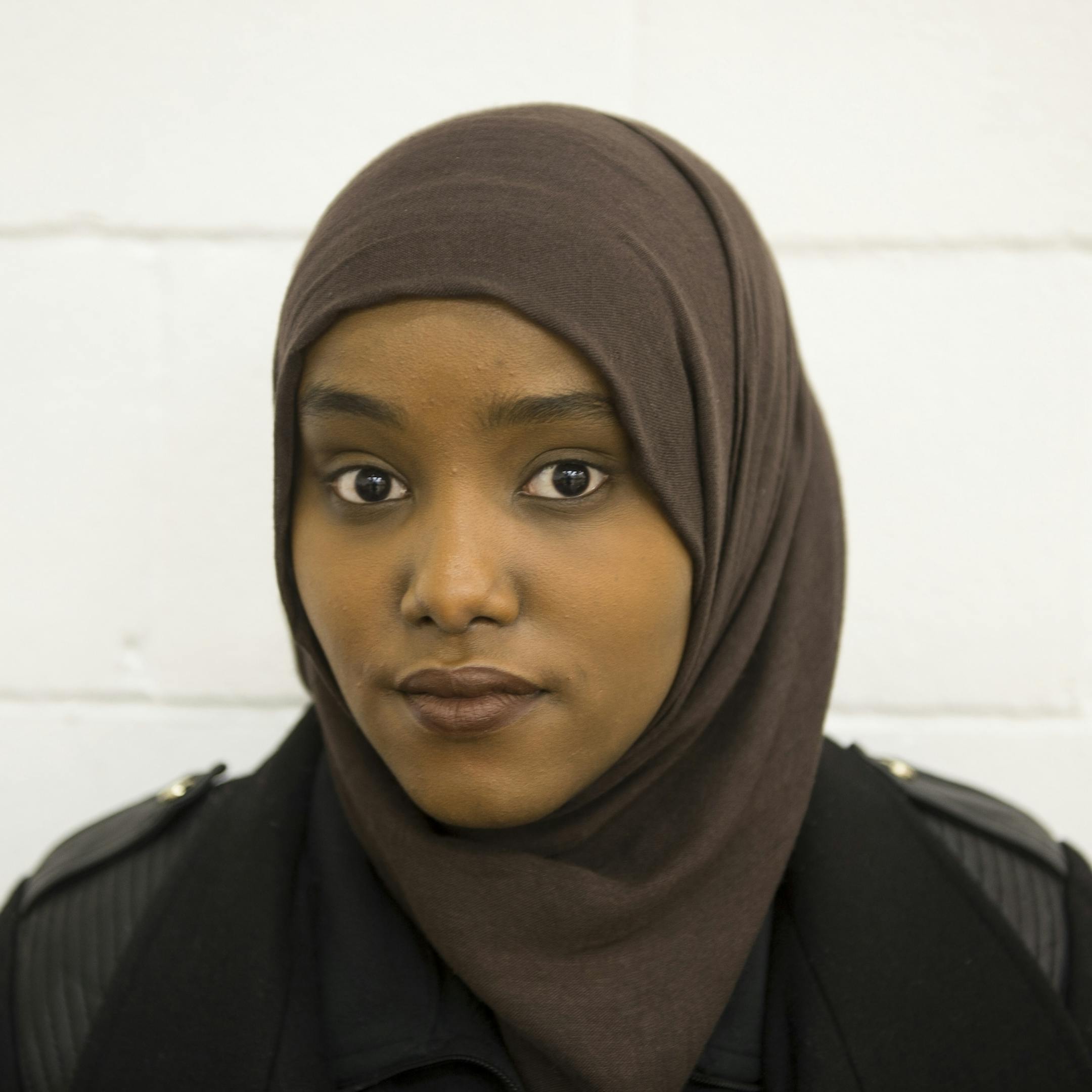 Muhubo Mohamed, a first generation American from the West Bank area of Minneapolis, is casting a vote for Bernie Sanders during tonight's caucus in Minneapolis. "This is my first caucus and I think it's really important to vote because I want my voice to be heard."