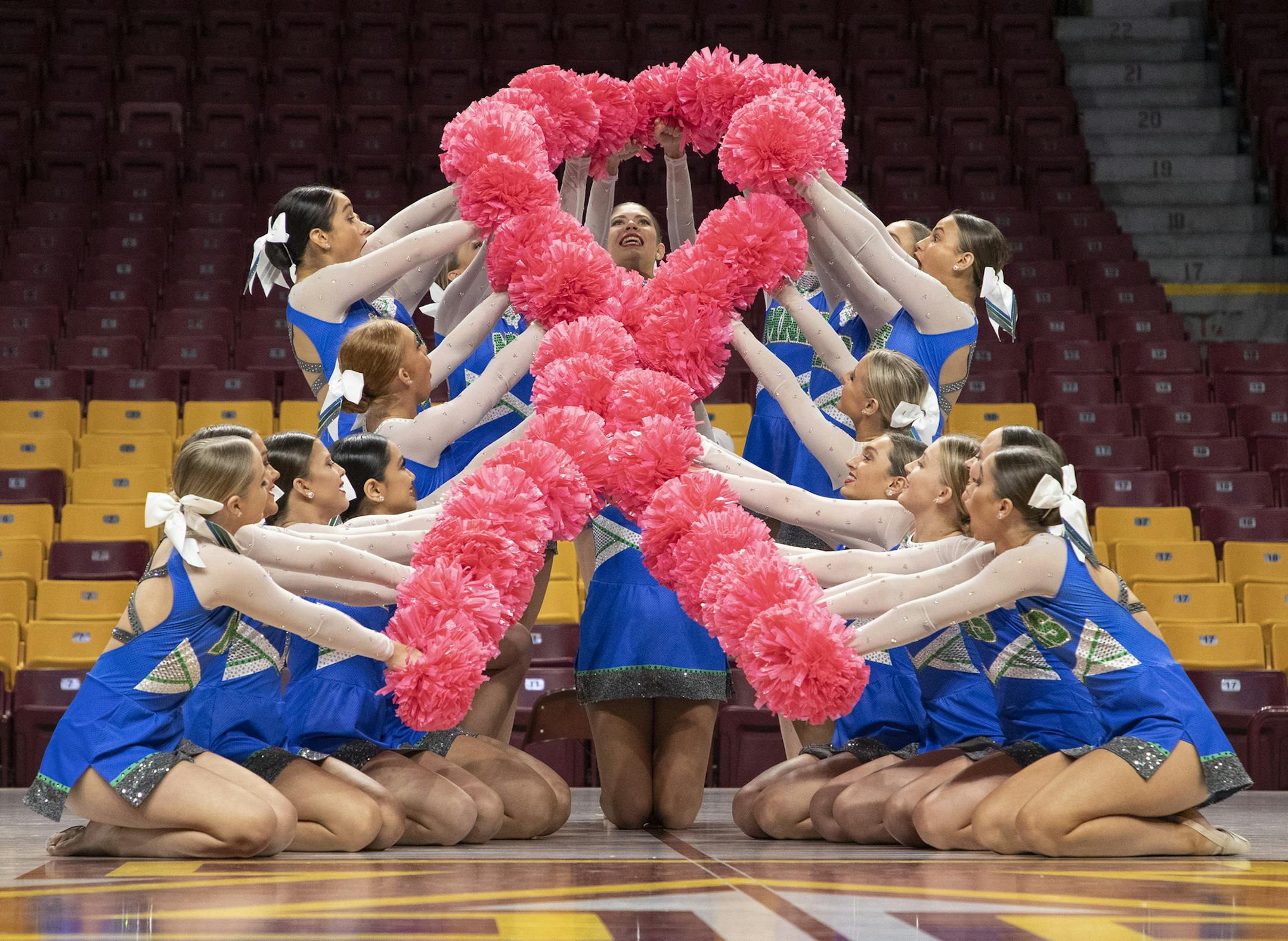 The Millard North High School dance team.