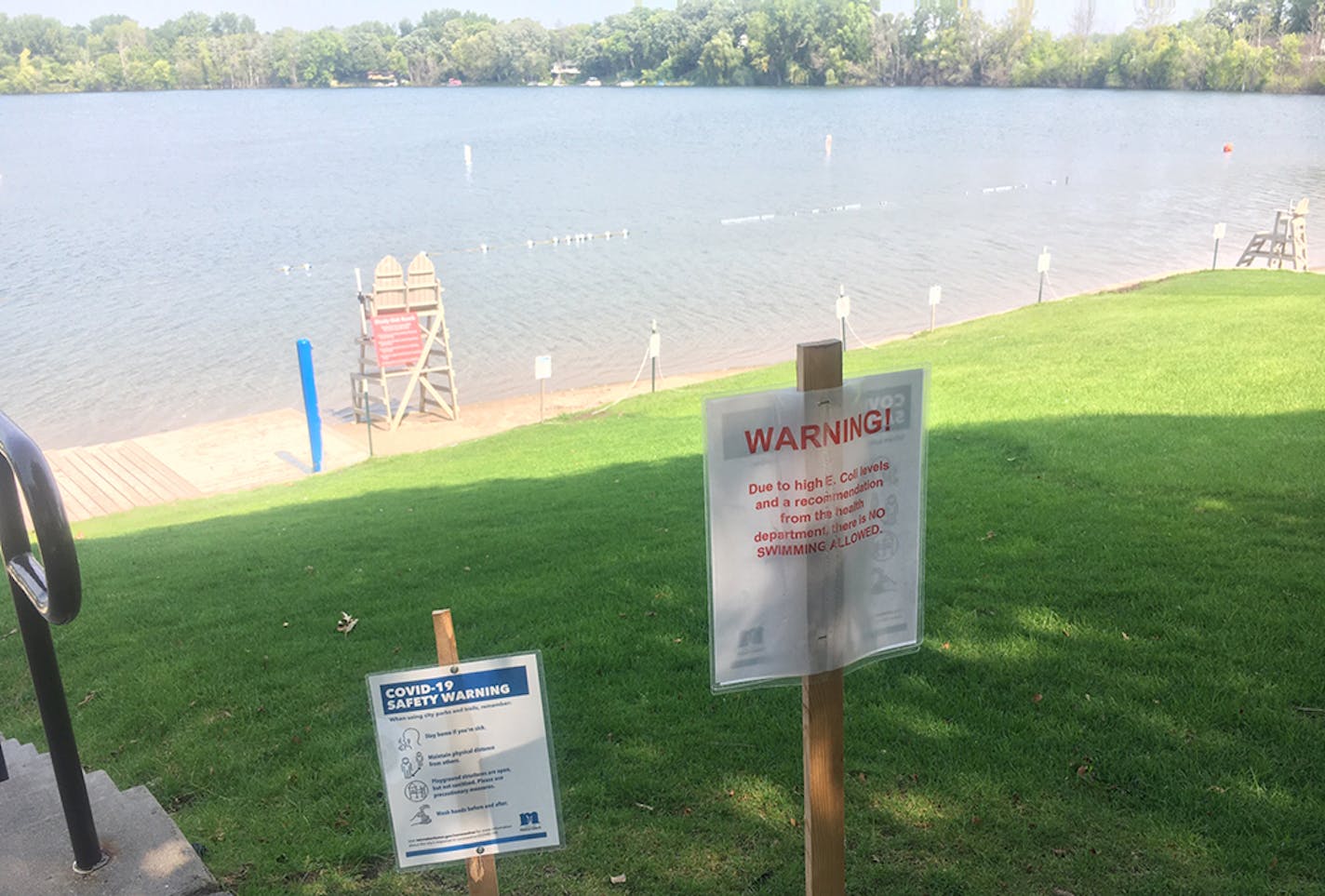 Shady Oak Beach in Minnetonka is closed.