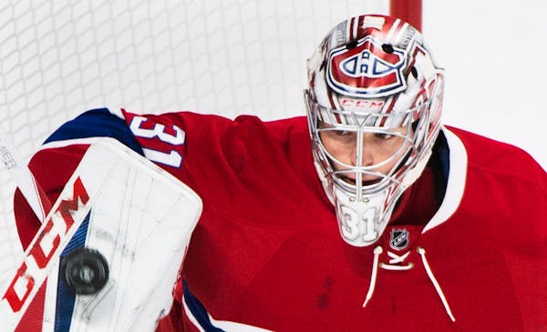 Montreal Canadiens goaltender Carey Price ranks sixth in the NHL with a 2.12 goals-against average and fifth with a .928 save percentage. The Wild's D