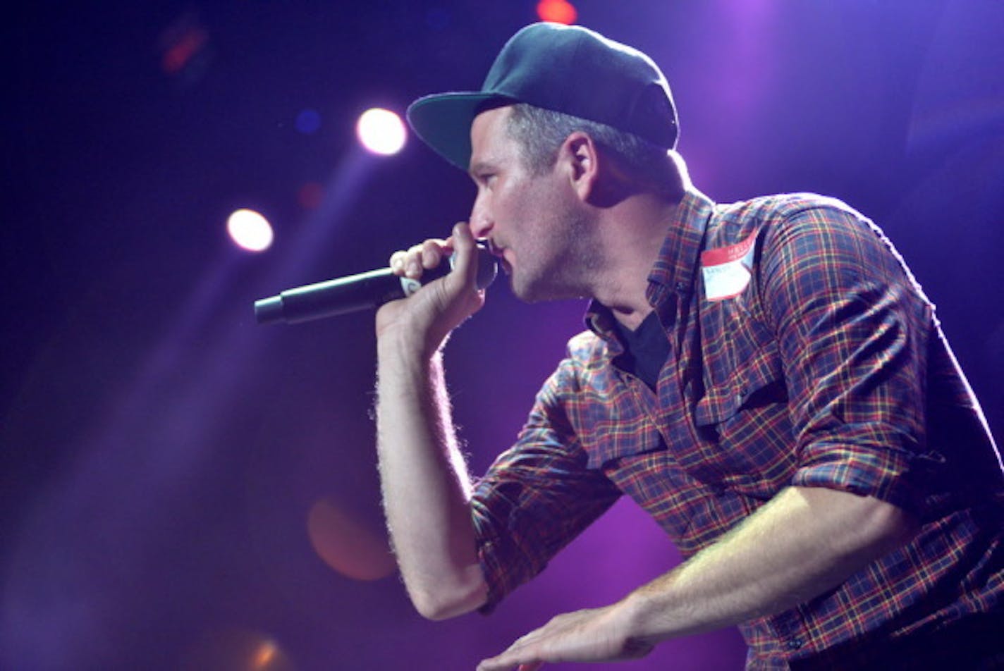 Doomtree's Cecil Otter performs at the 89.3 The Current sponsored MN Music On-A-Stick Thursday, August 30 at the Minnesota State Fair Grandstand.  ]  (SPECIAL TO THE STAR TRIBUNE/BRE McGEE) **Cecil Otter (Doomtree, rapper)