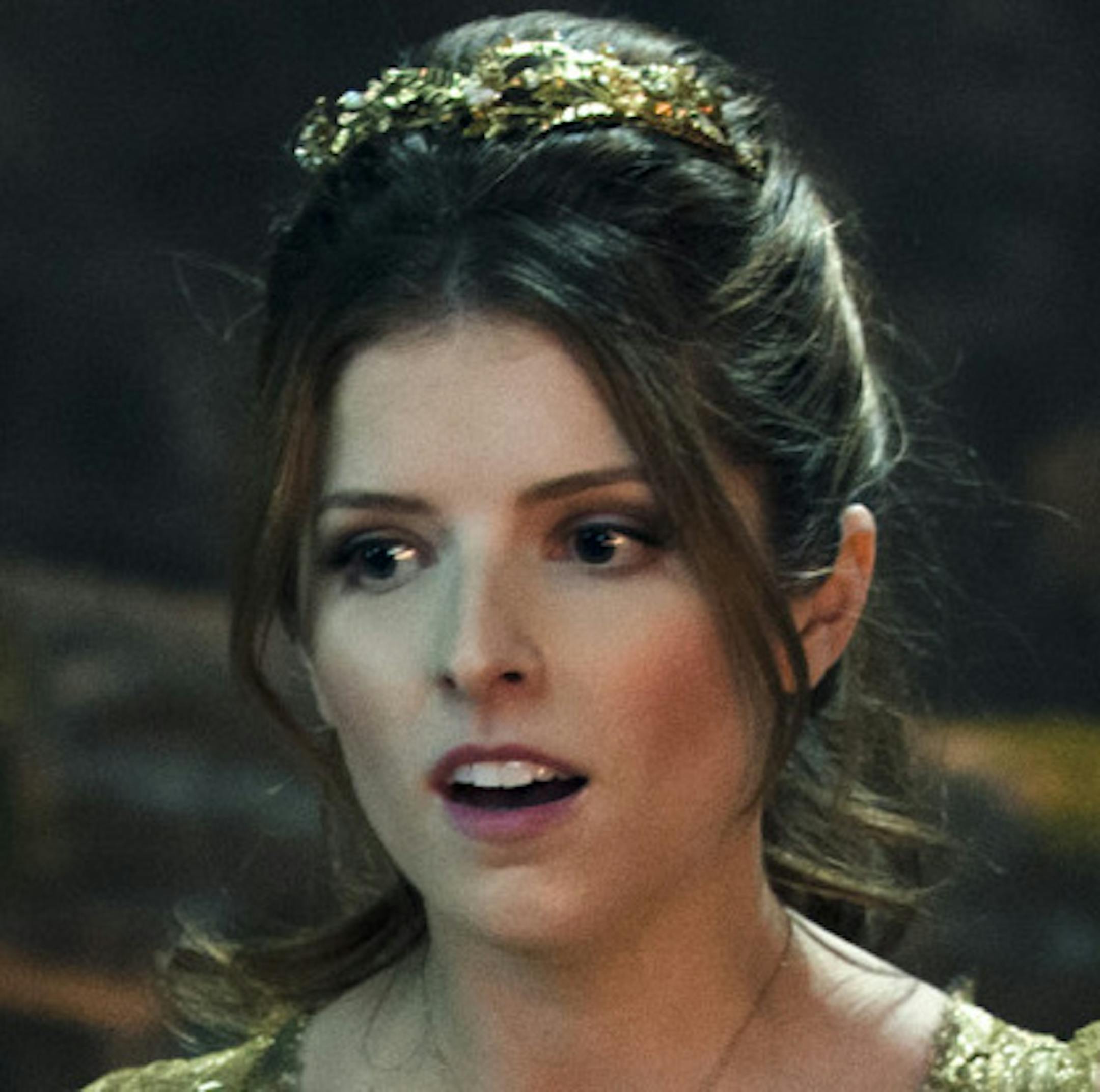 In this image released by Disney Enterprises, Inc., Anna Kendrick stars as Cinderella in a scene from "Into the Woods." (AP Photo/Disney Enterprises, Inc., Peter Mountain)