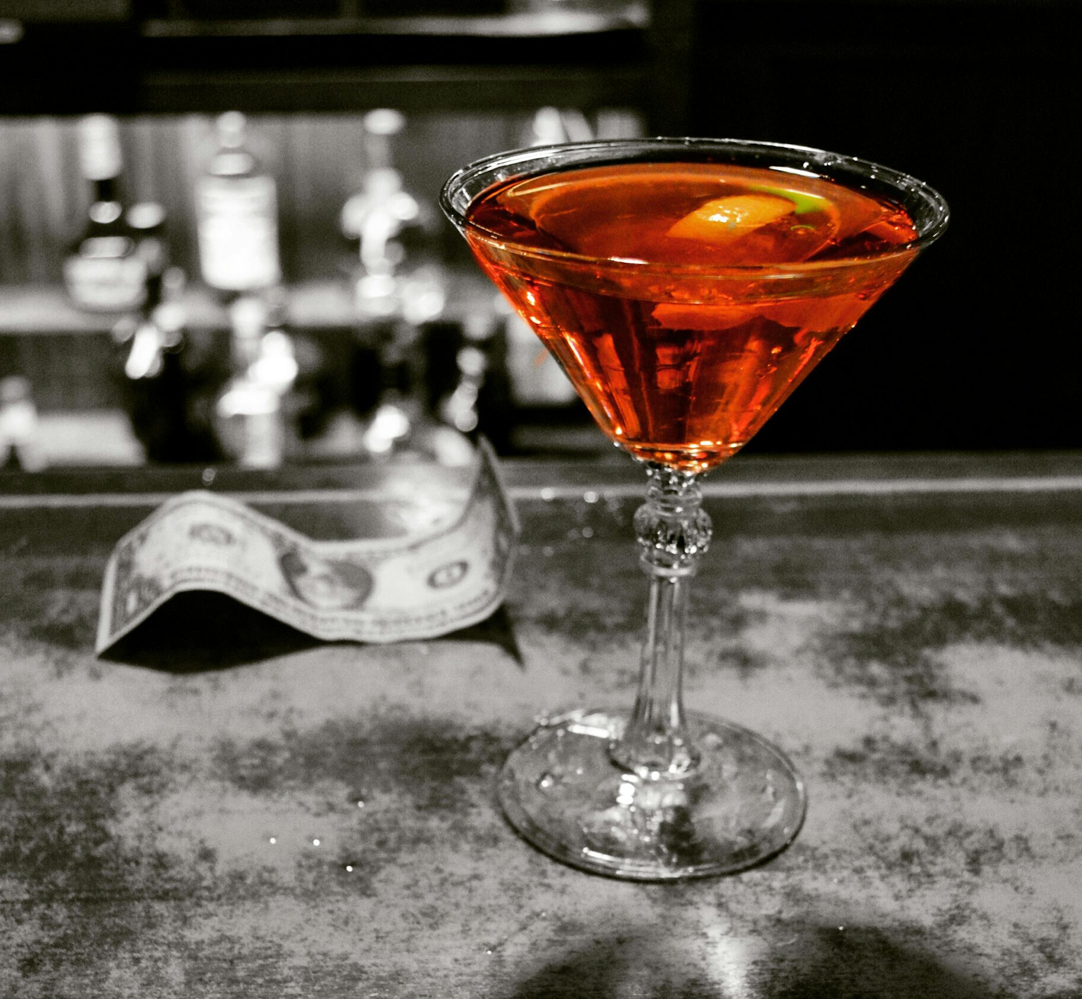 Jessica Berglund One last SALUT to the workers and tenants at Nye's Polonaise. This weekend, I learned quite a bit about the history of Nye's and the legacy it leaves behind in the NE Minneapolis community. I wish I could go there one last time with my hubby for dinner and one of these Nordeaster Martinis, but the doors will have already closed and demolition begun. (For Sunday Variety In Focus feature)