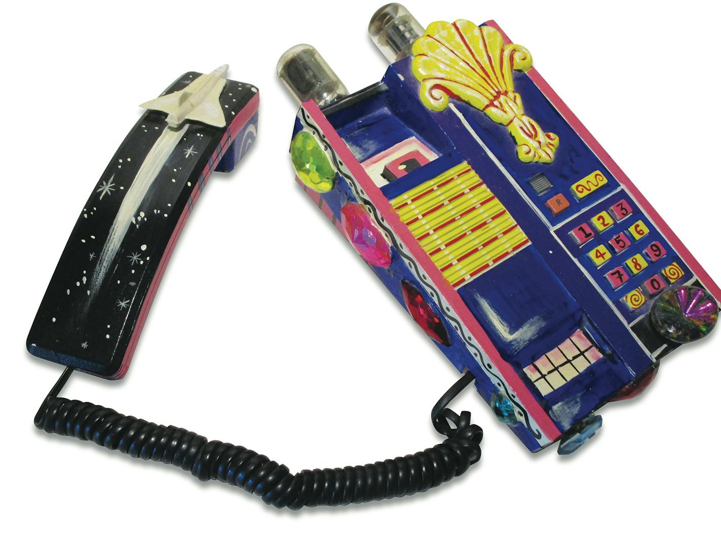 Kenny Scharf's "Telephone," 1985
Customized painted telephone
10 x 12 inches
Sexton Collection. Provided