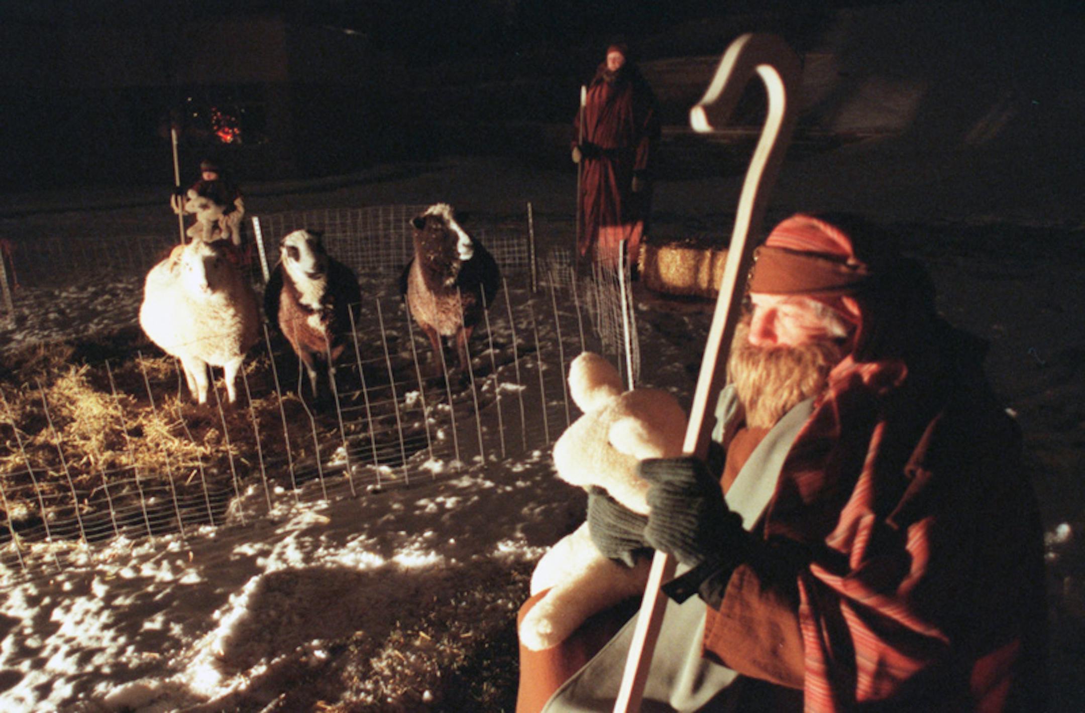 File photo of live nativity.
