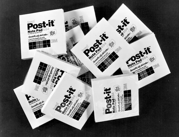 FILE-A stack of 3M Post-it notes in 1985. 3M's consumer brands and industrial businesses will remain key to the company's future as health care is spu