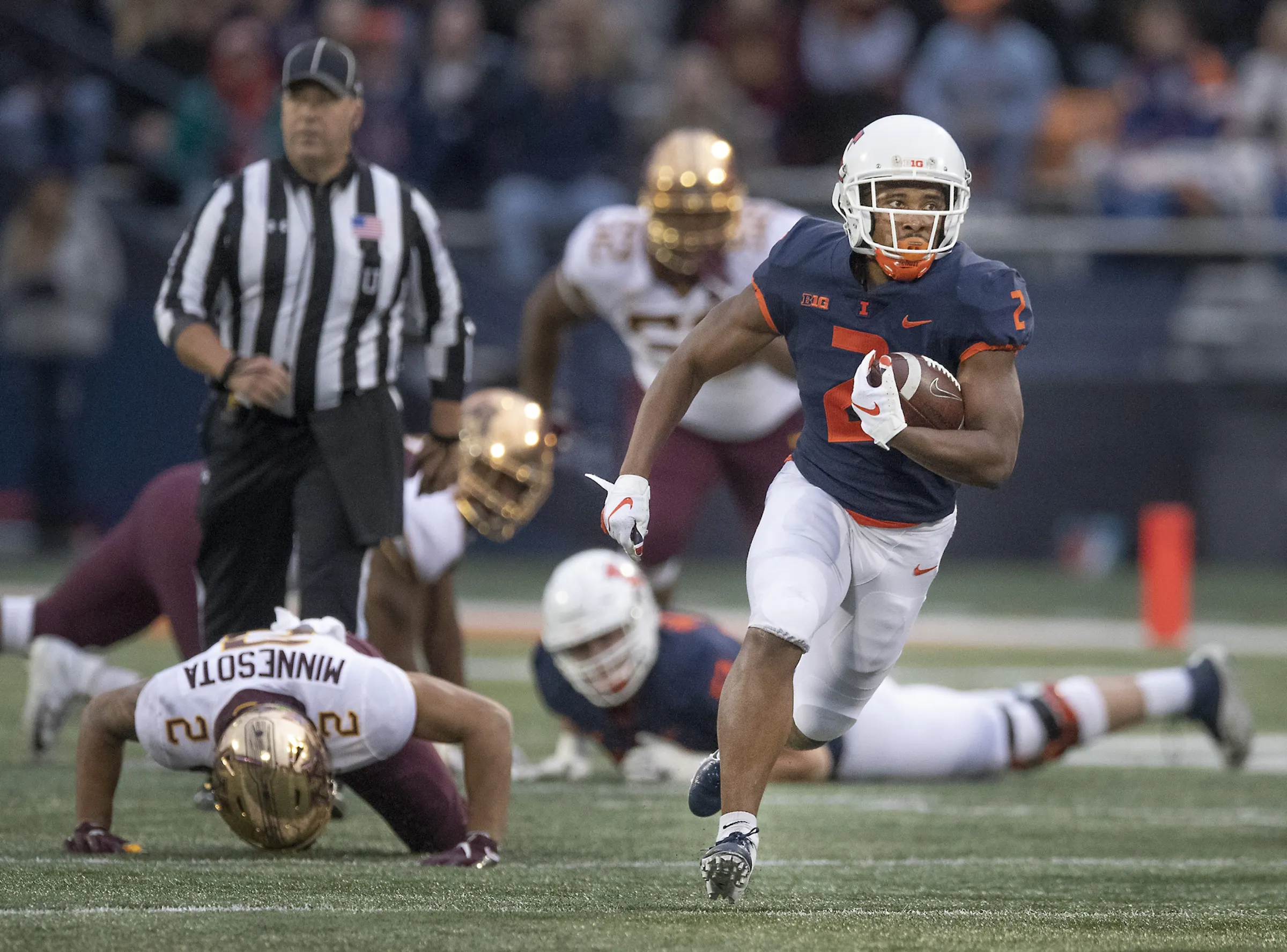 Illinois 55, Gophers 31