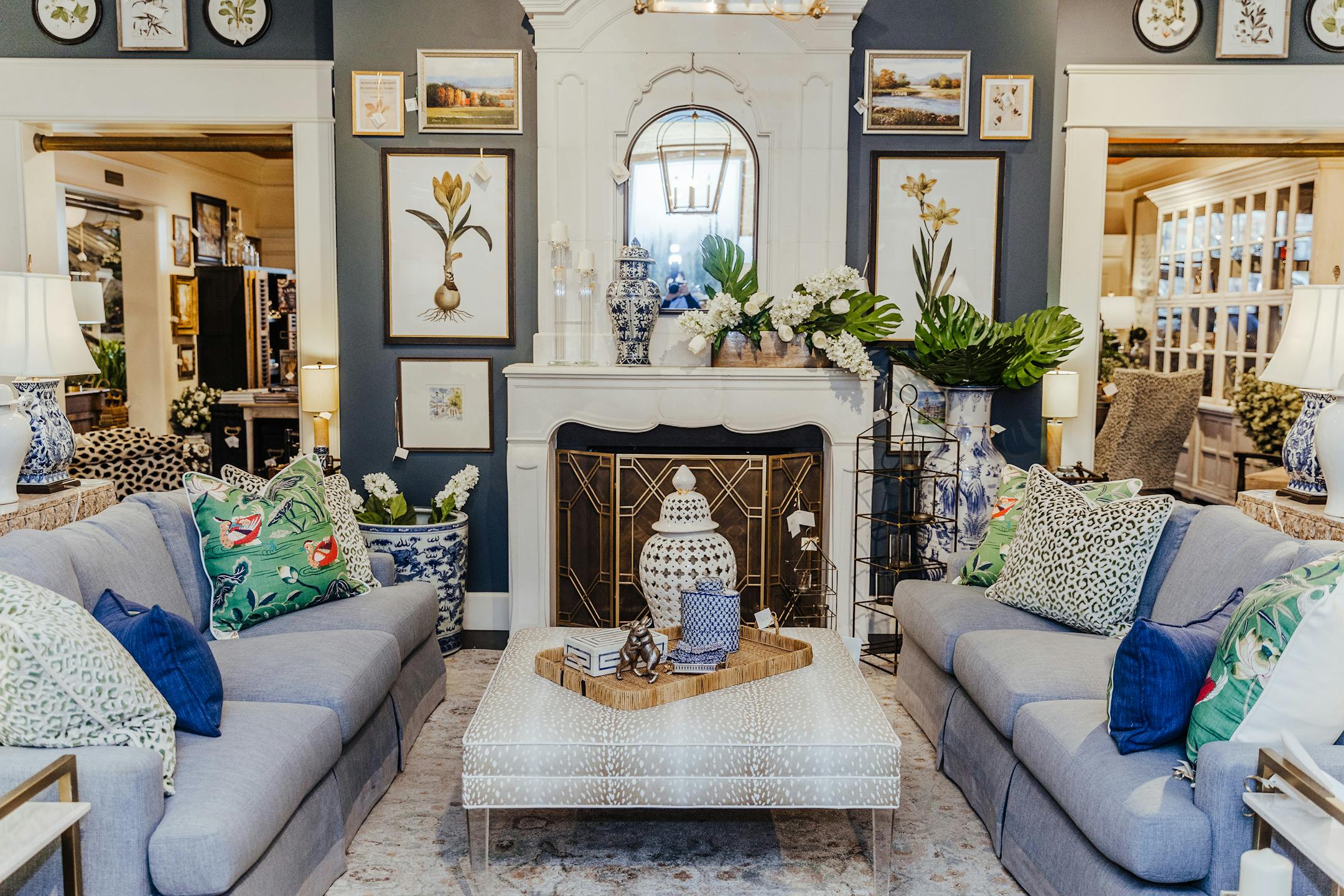 While traditionally a formal setting, mirrored seating in your room encourages conversation and quite frankly is also just a beautiful way to arrange a room while offering lots of seating options. (Handout/TNS)