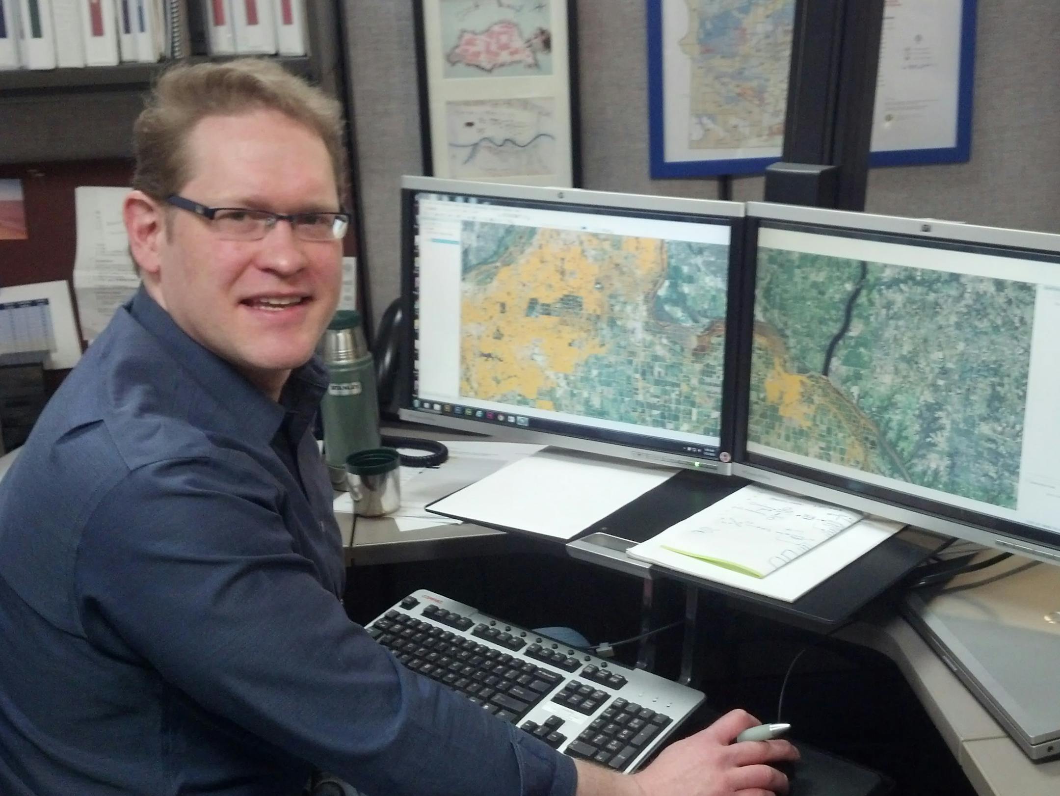 Geoffrey Maas, coordinator of MetroGIS for the Met Council