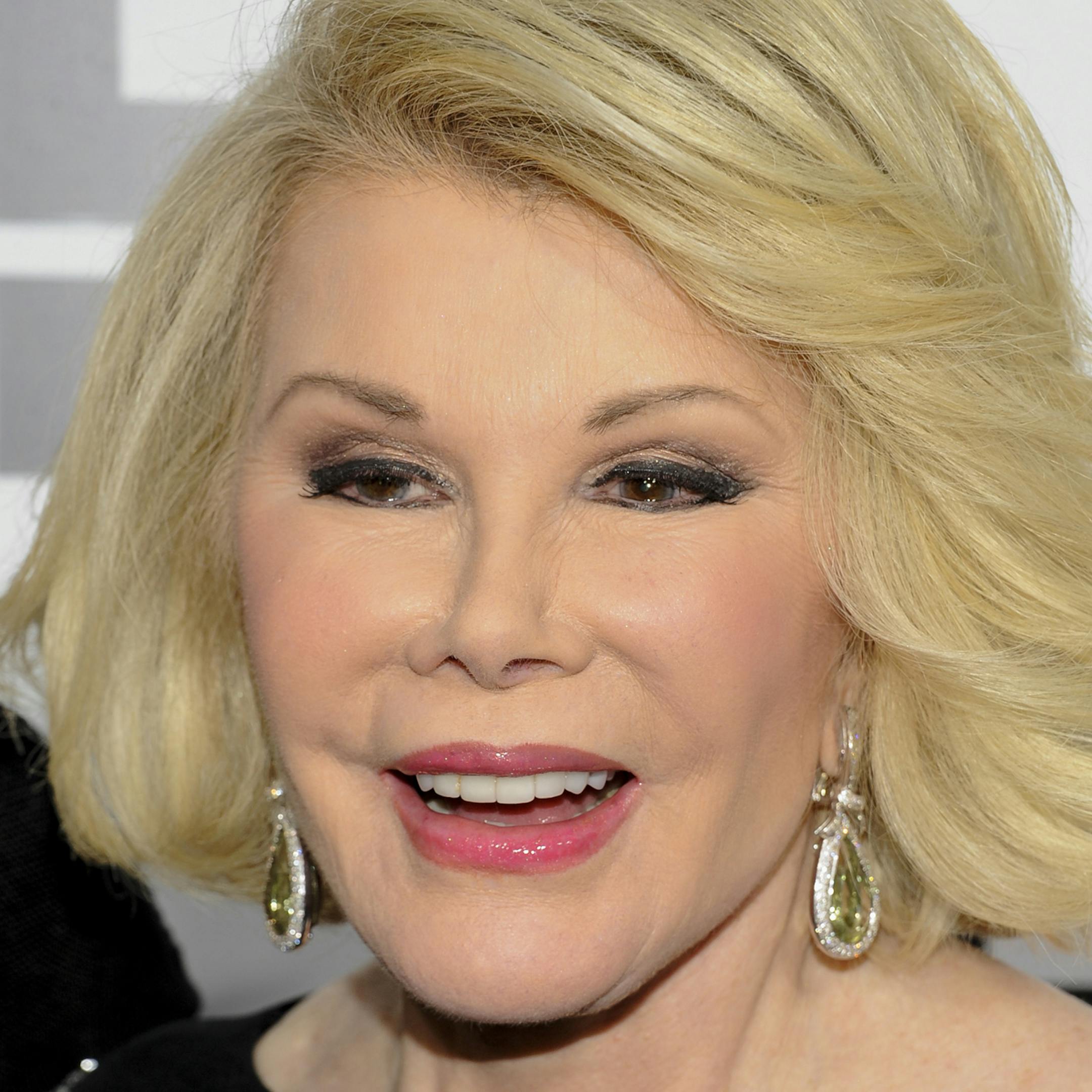 Joan Rivers from "Fashion Police" attends an E! Network upfront event at Gotham Hall on Monday, April 30, 2012 in New York. (AP Photo/Evan Agostini) ORG XMIT: NYEA114 ORG XMIT: MIN1301021047083646