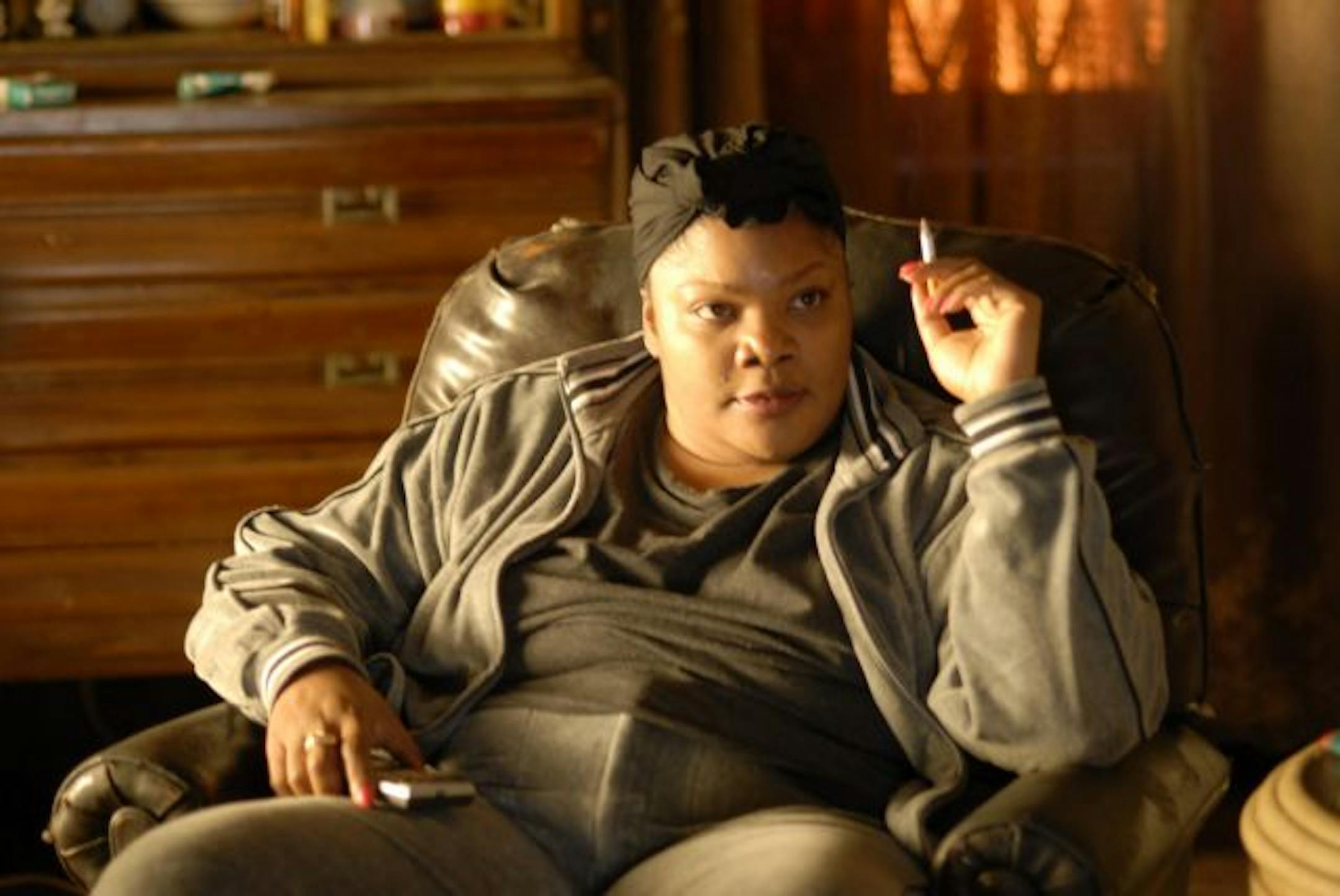 Mo'Nique in a scene from "Precious."