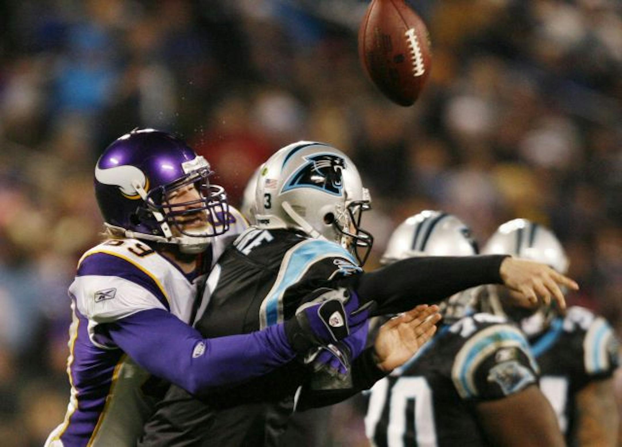 The Vikings need to find more ways to free up defensive end Jared Allen (left) and improve their pass rush.