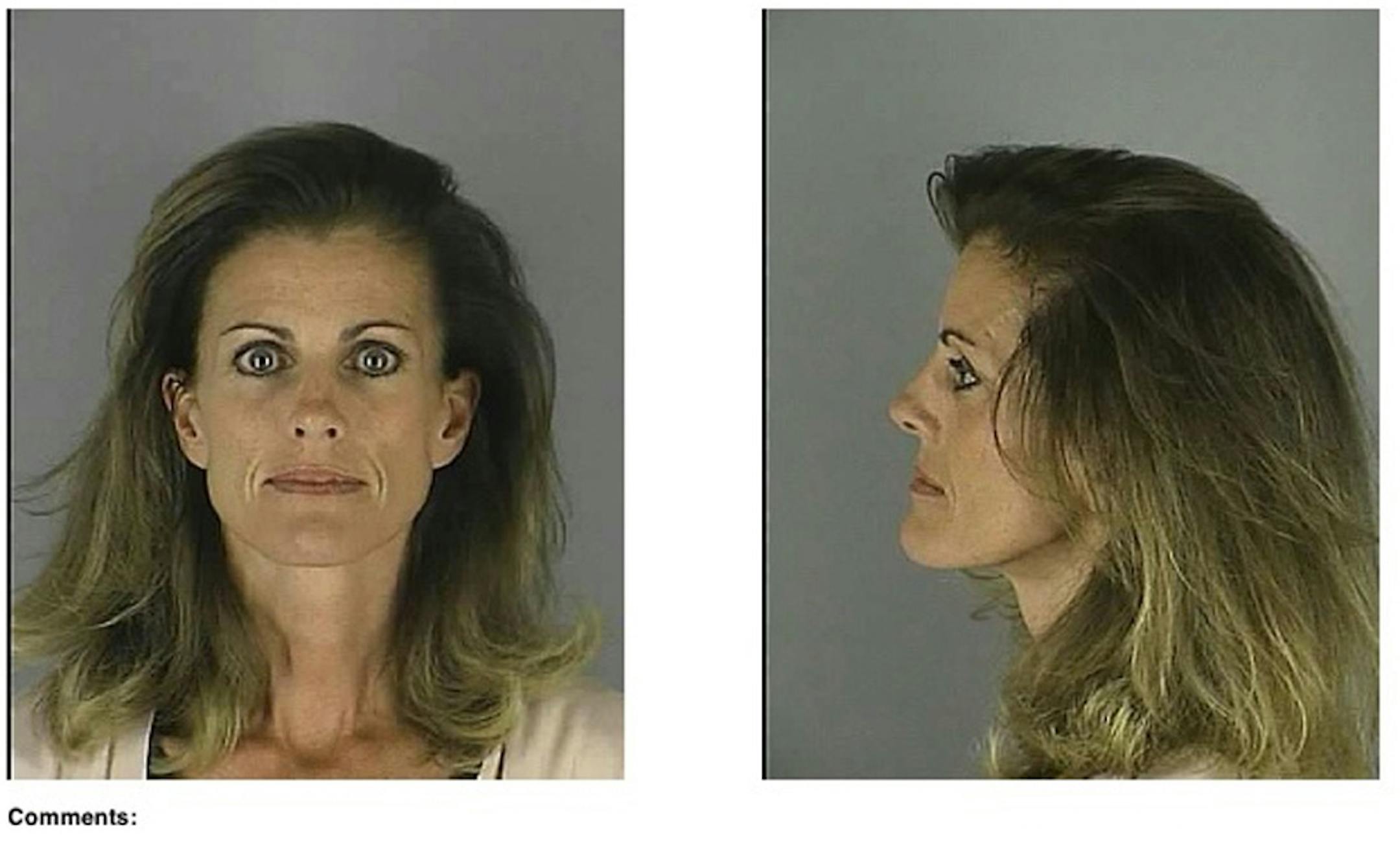 Hennepin County booking mug. September 15, 2011. Amy Margaret Senser.