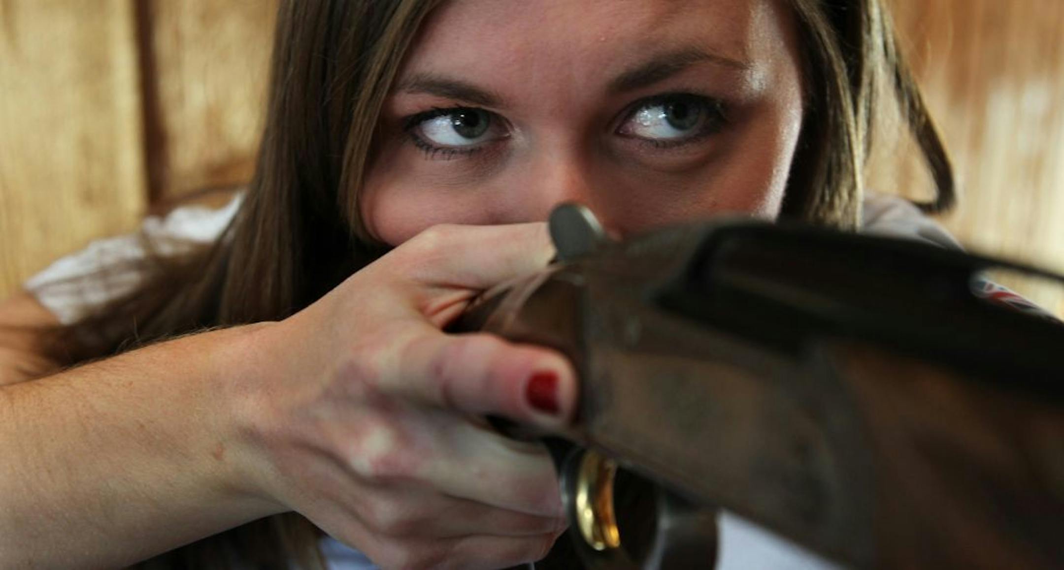 Kelsey Zauhar, 27, is a USA Shooting member, narrowly missing a spot on the recent Olympic team.
(MARLIN LEVISON/STARTRIBUNE(mlevison@startribune.com