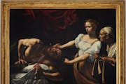Michelangelo Merisi da Caravaggio’s 1599 painting “Judith and Holofernes” comes to the Minneapolis Institute of Art, and to the United States, f