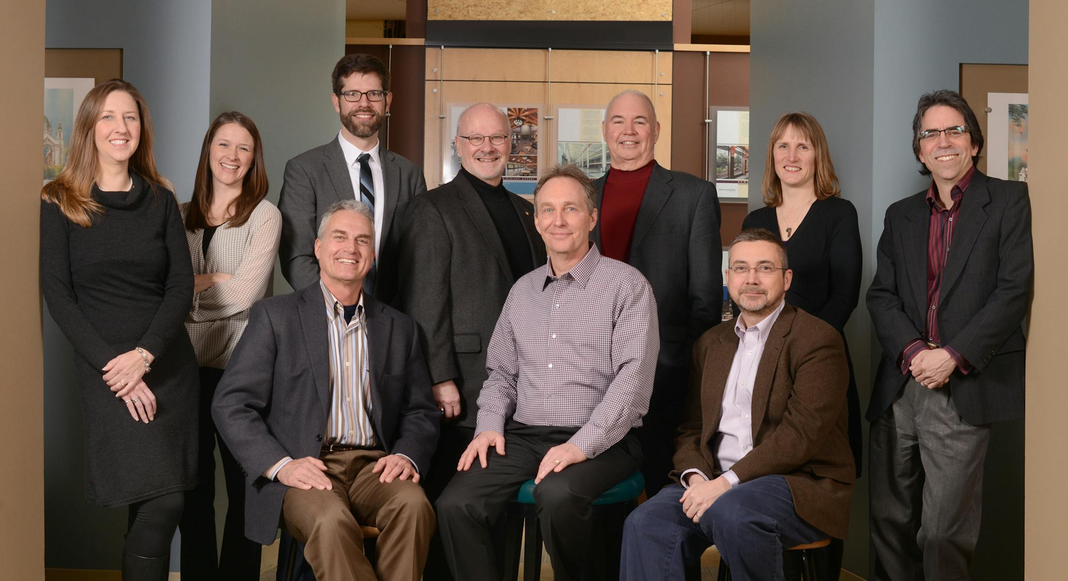 MDA 10 Leaders (L-R): Monica Bettendorf Hartberg, Kathryn Hunsley, John Mecum, Daniel Green, Chuck Liddy, Craig Lau, Mark Miller, Joel Stromgren, Denita Lemmon, and Paul May