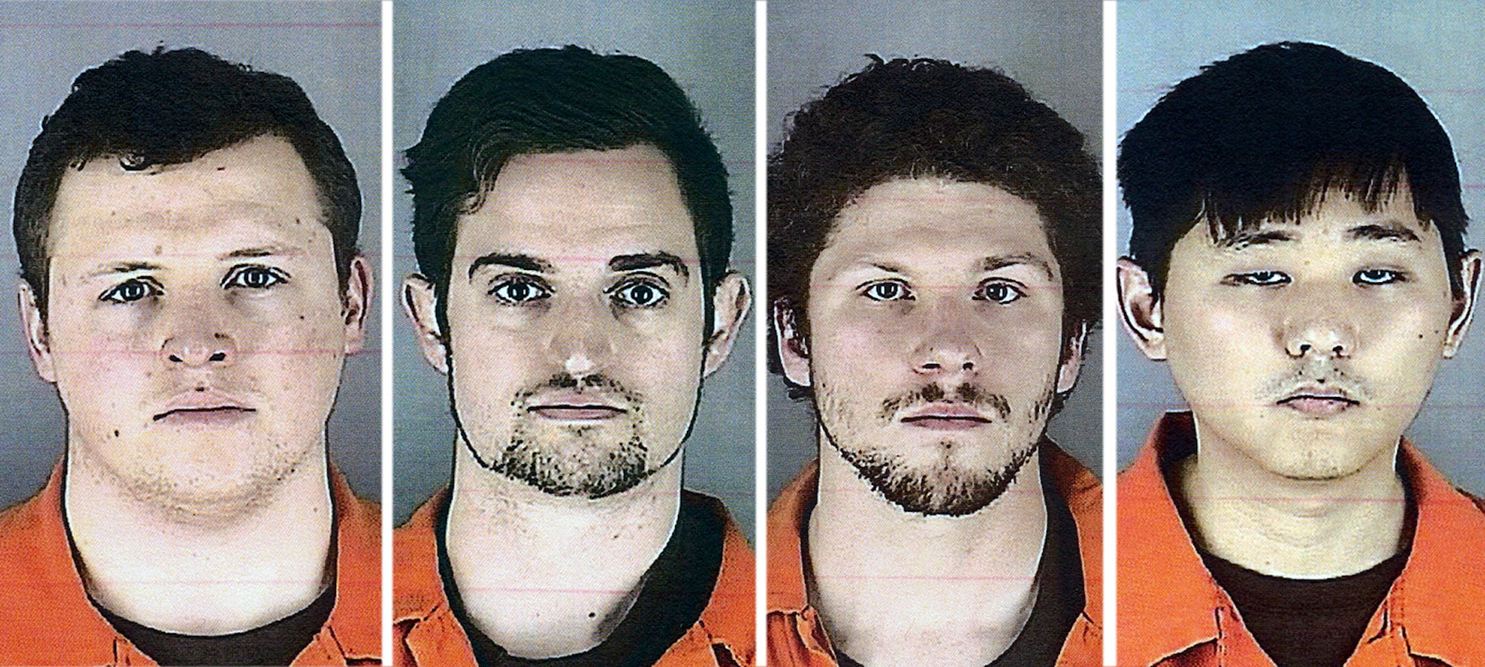 From left: Allen "Lance" Scarsella, Joseph Backman, Nathan Gustavsson, Daniel Macey.