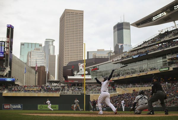 Minnesota Twins third baseman Miguel Sano followed through on his game-tying two run homer in the sixth inning Thursday afternoon.