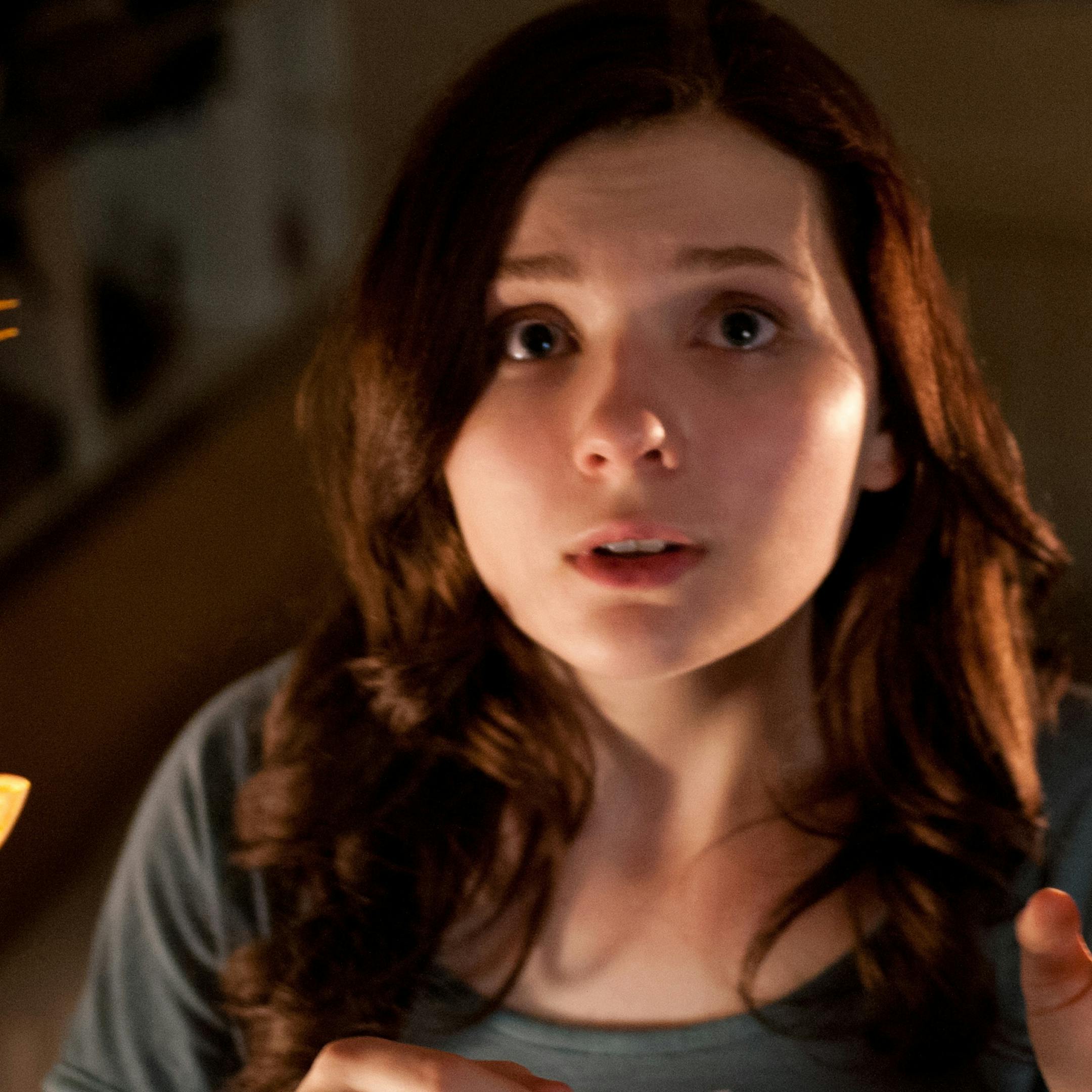 This image released by Summit Entertainment shows Abigail Breslin in a scene from "Ender's Game." (AP Photo/Summit Entertainment, Richard Foreman) ORG XMIT: MIN2013103012593446