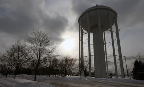 Golden Valley main water tower, photographed on 2/5/14. Golden Valley, Crystal and New Hope residents came within an hour of running out of tap water last summer when a storm knocked out water pump power and a major watermain exploded in Robbinsdale. We came within minutes of no water, said Golden Valley Mayor Shep Harris. The narrowly escaped tri-city drought highlighted the lack of a water backup plan, an issue the three cities had discussed for at least five years. Last month, a $4 million ba