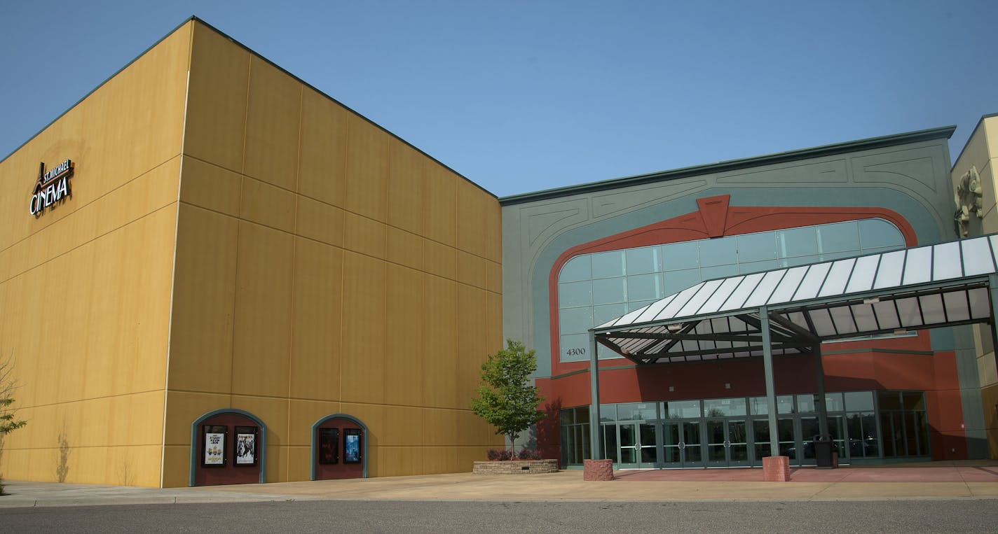 The exterior of St. Michael Cinema in St. Michael, Minn., on Friday July 10, 2015. The St. Michael Cinema recently re-opened under new ownership and features an IMAX screen, reclining seats, self-service soda machines and a sit-down restaurant. ] RACHEL WOOLF &#x2211; rachel.woolf@startribune.com