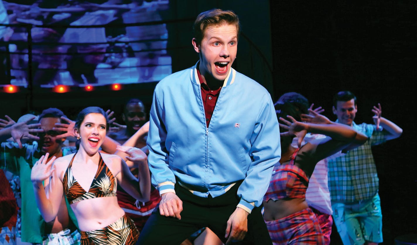 Tyler Michaels in "Teen Idol: The Bobby Vee Story" at History Theatre.