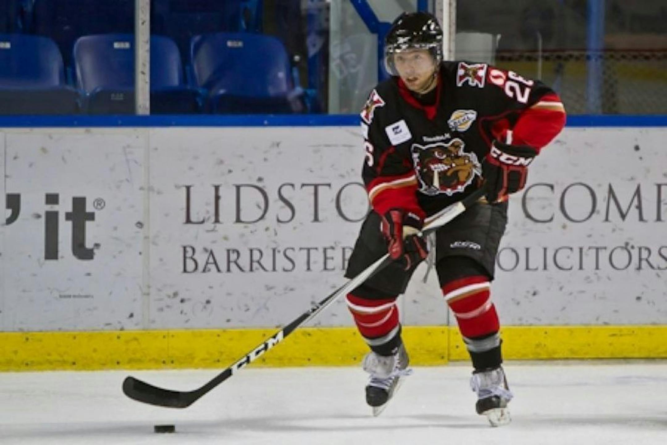 Walker Hyland traveled to Canada to play junior hockey, but the experience was therapeutic on the heels of his brother's death last fall. Photo by Bill Hyland