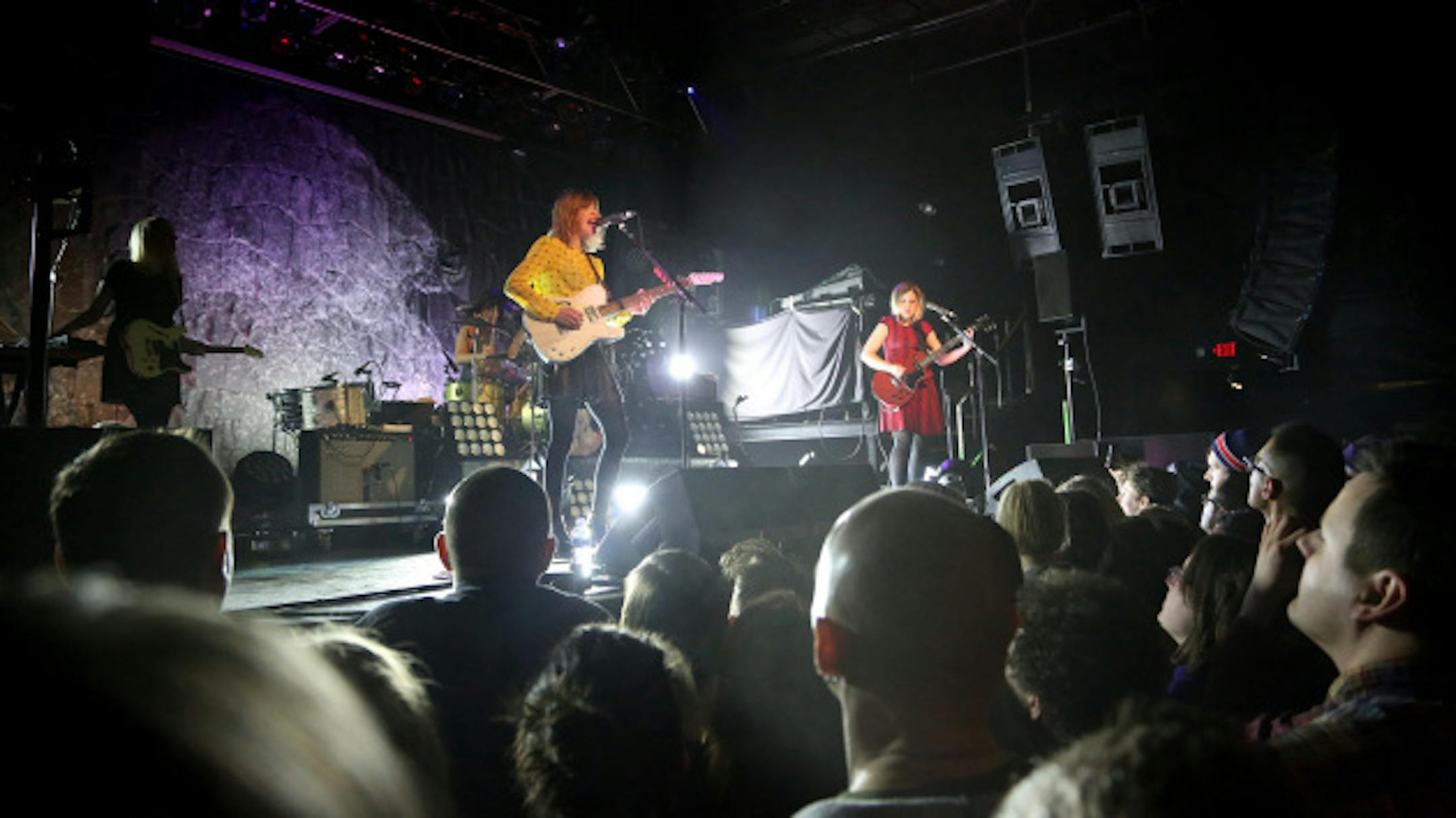 Saturday's very sold-out show was only the sixth stop on Sleater-Kinney's first tour in nine years. / Kyndell Harkness, Star Tribune