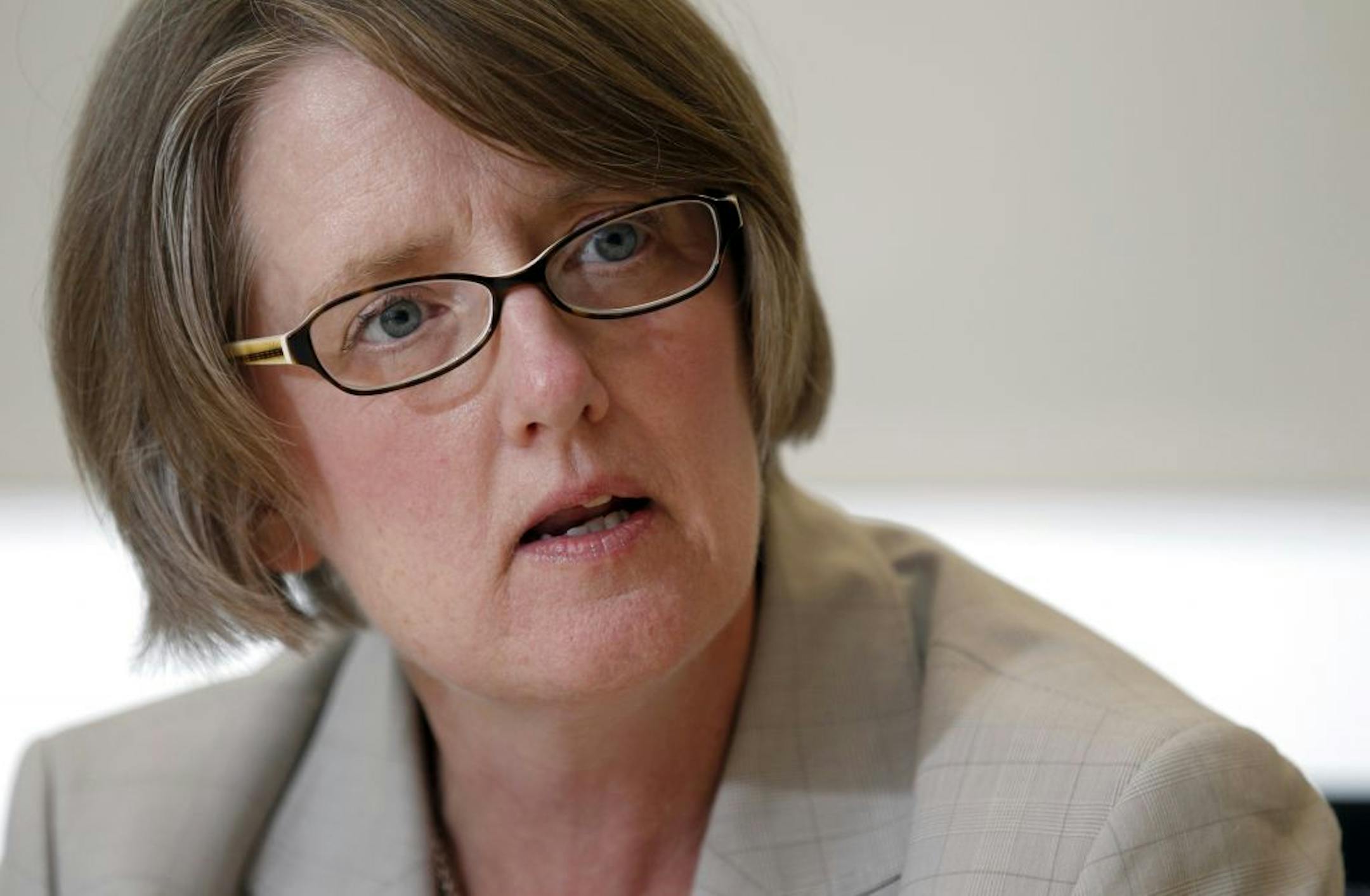 Judy Poferl, president & CEO Northern States Power Co. during an interview in Minneapolis.