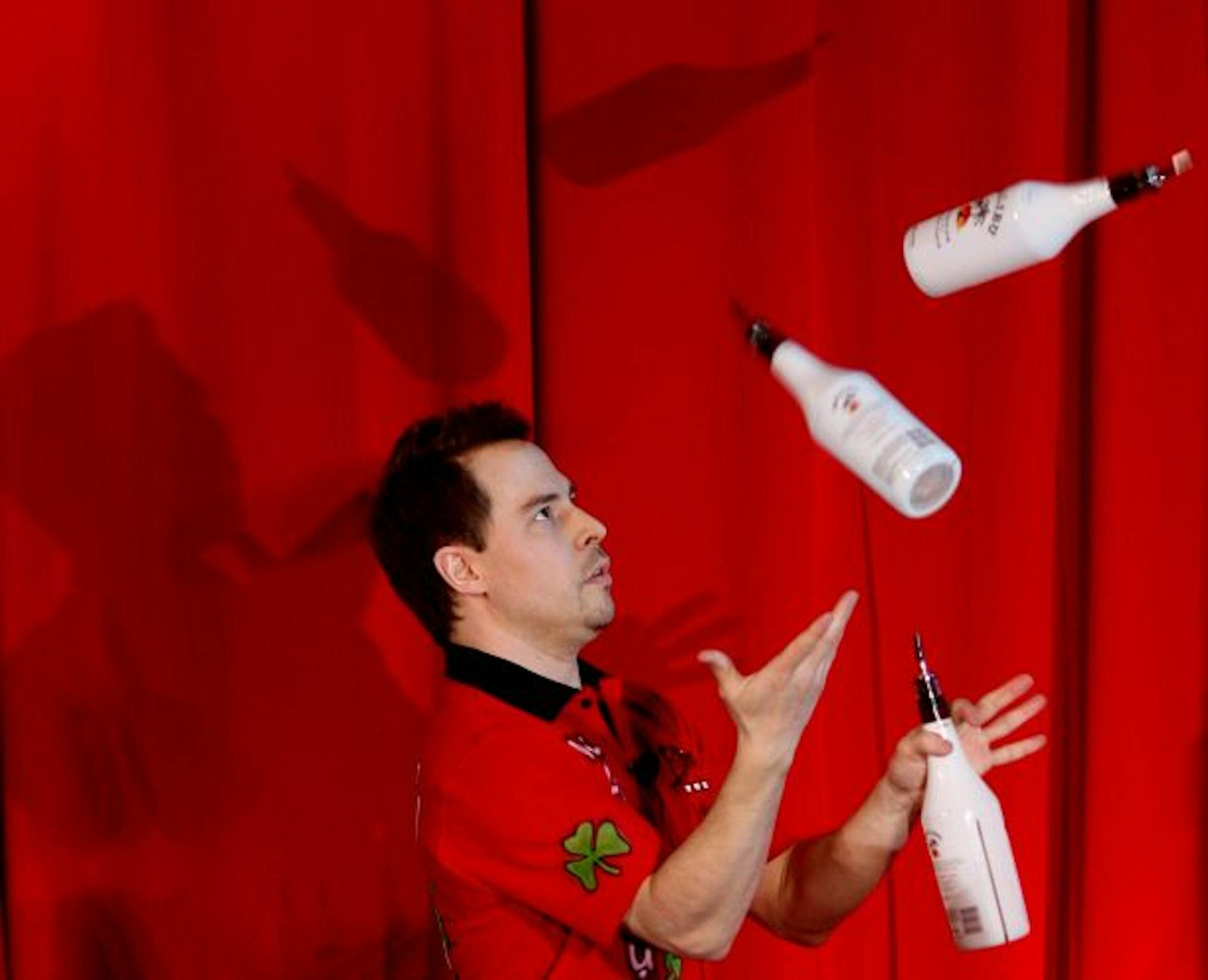 Juggled, not stirred: After finishing second four times, Twin Cities bartender Brian Zachau finally won the TGI Friday's World Bartender Championship.