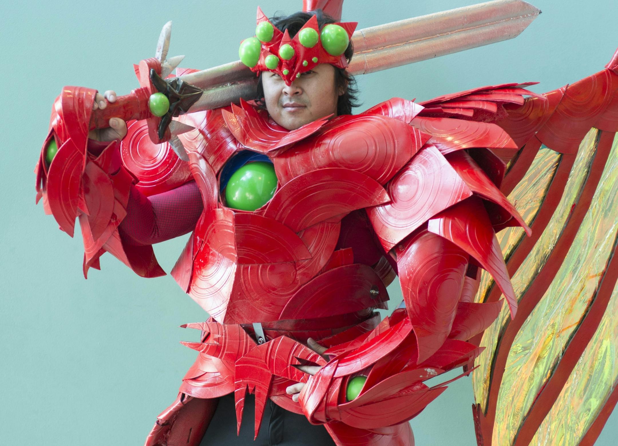 Lor Pha, 29 of St. Paul, dressed up as Dart Feld from the video game the Legend of Dragoon.