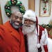 Richard Moody of Minneapolis couldn't pass up a visit to the Mall of America in on Dec. 21, 2016, to see the mall's first black Santa.