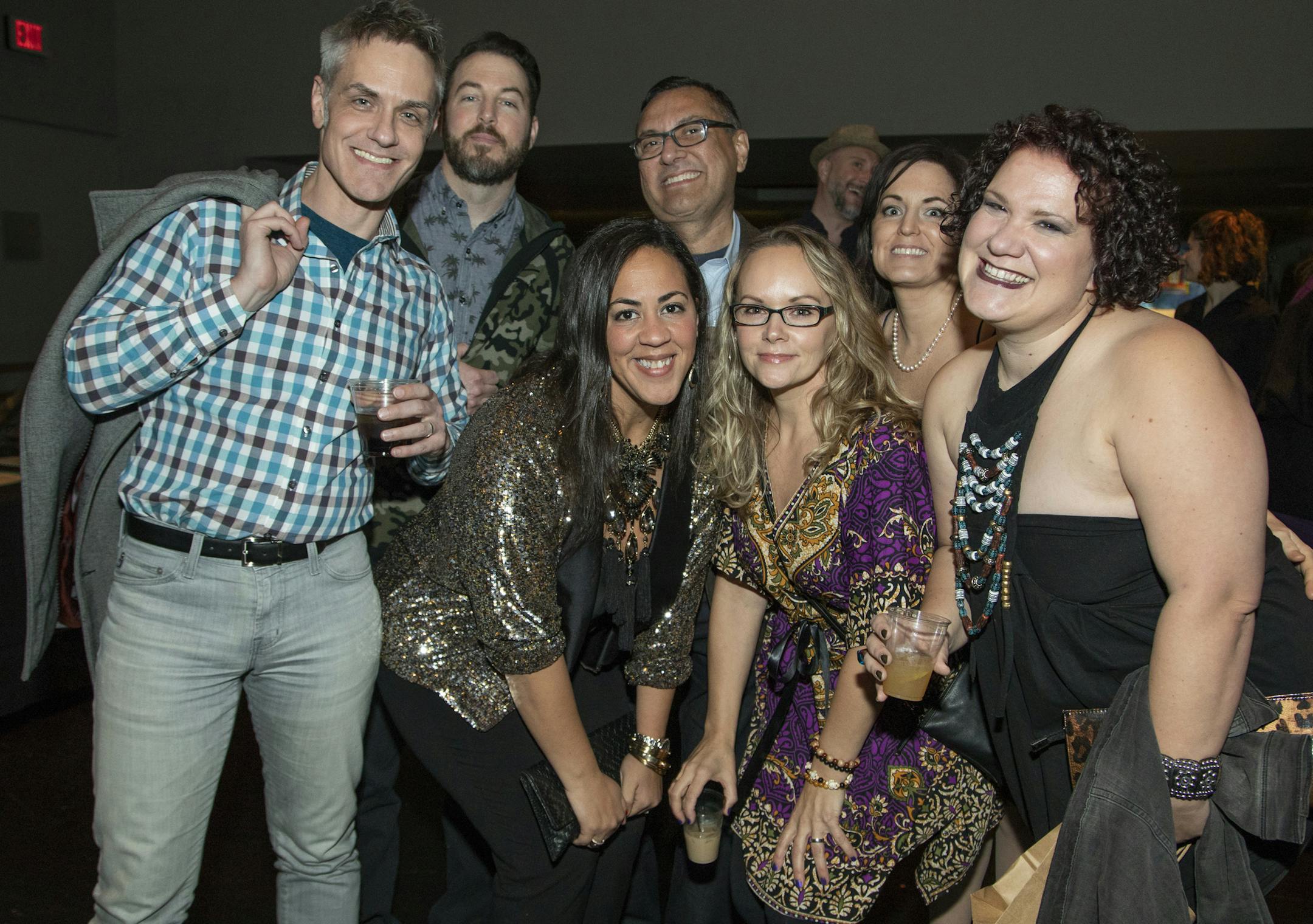 Brett Hudoba, DJ Oddredealer, Desiree Barbeyto, Alex Herrera, Erin Johnson-White, Mary Rosendahl and Alicia Sauer.