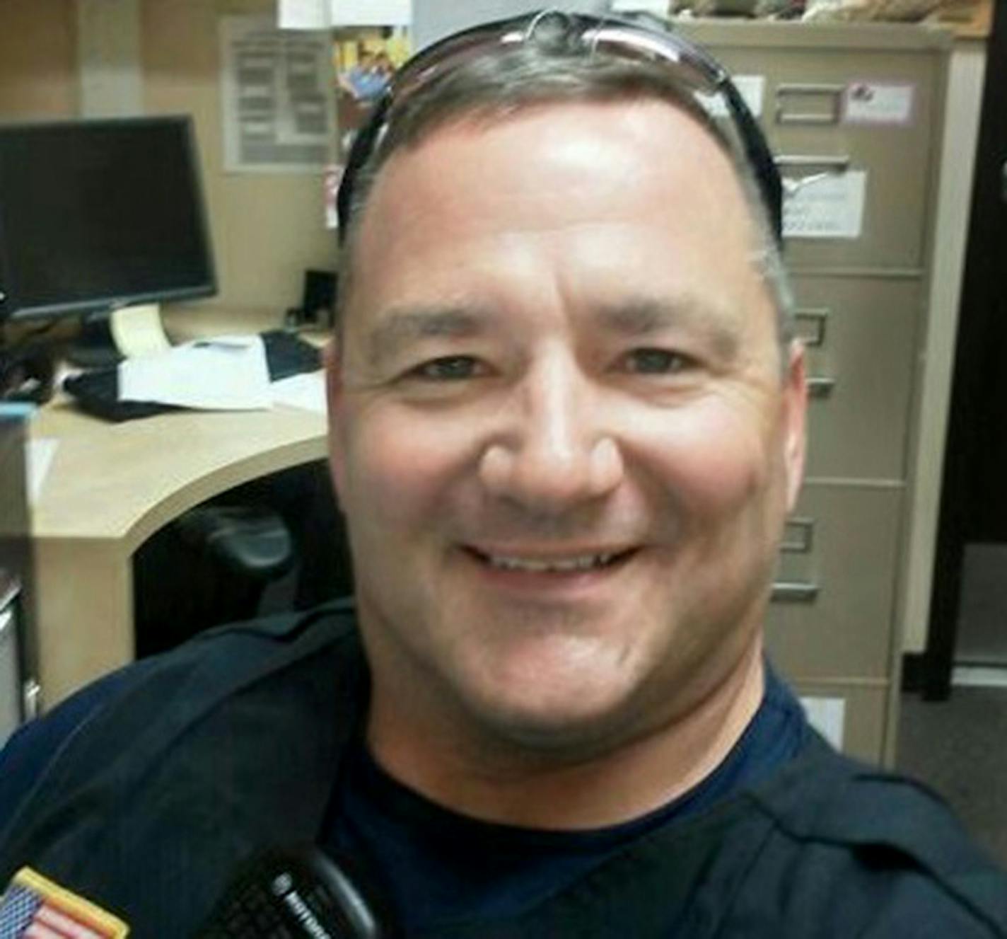 Caption: Thomas Webster - Belle Plain MN police officer, killed when struck riding his bicycle.