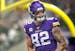 Vikings tight end Kyle Rudolph, who has only nine catches through six games, is receiving good marks for his blocking.