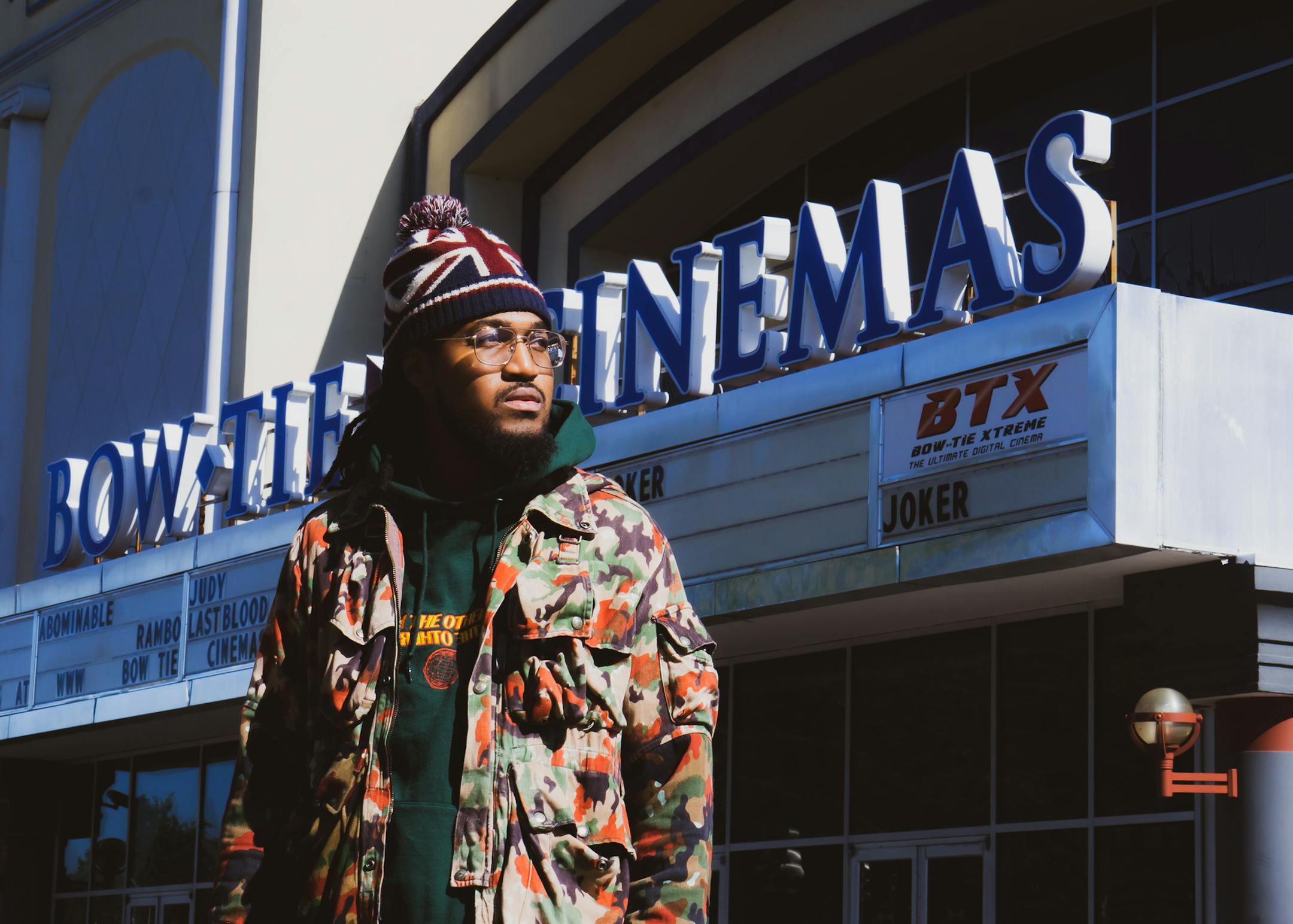 Jamie Tobias, 26, of Bloomfield, will be showing his first short film at Bow Tie Cinemas in Hartford on Thursday. The film, titled "Triple R," is inspired by a man Tobias met in church five years ago. (Joel Cintron/Special to the Courant/TNS) ORG XMIT: 1455141 ORG XMIT: MIN1910091312061343