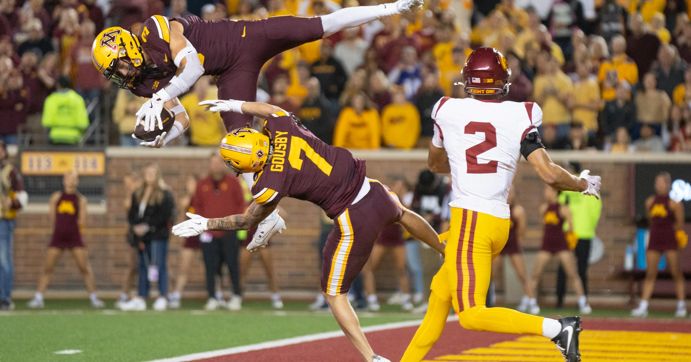 Fourth-down gamble gives Gophers 24-17 victory over No. 11 USC Fourth-down gamble gives Gophers 24-17 victory over No. 11 USC