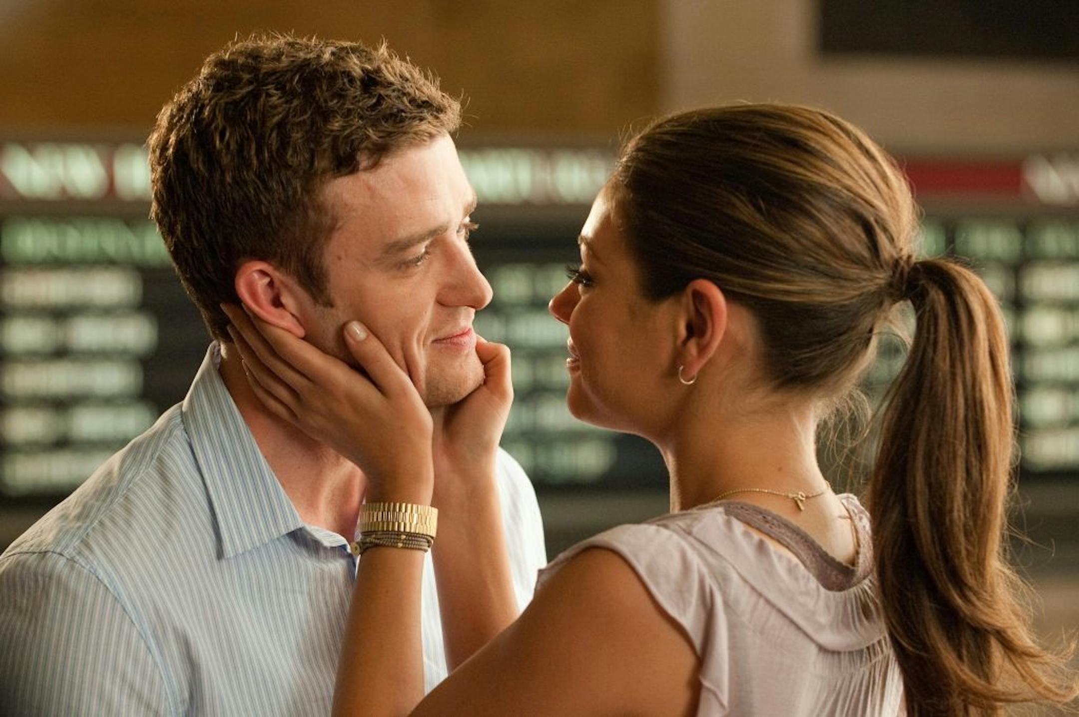 Justin Timberlake and Mila Kunis in "Friends with Benefits."