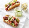 Patagonia Hot Dogs With Avocado Mayo.