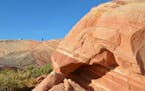 Just an hour northeast of Las Vegas, Valley of Fire state park offers gaze-grabbing vistas, peeks at wildlife and the opportunity to get lost. Photo b