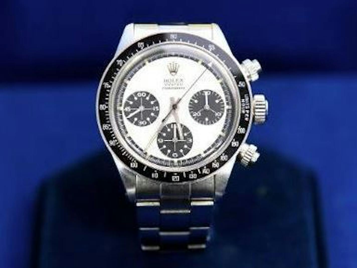 The Rolex watch owned by David. An "Antiques Roadshow" appraiser said it could fetch up to $700,000 at auction.