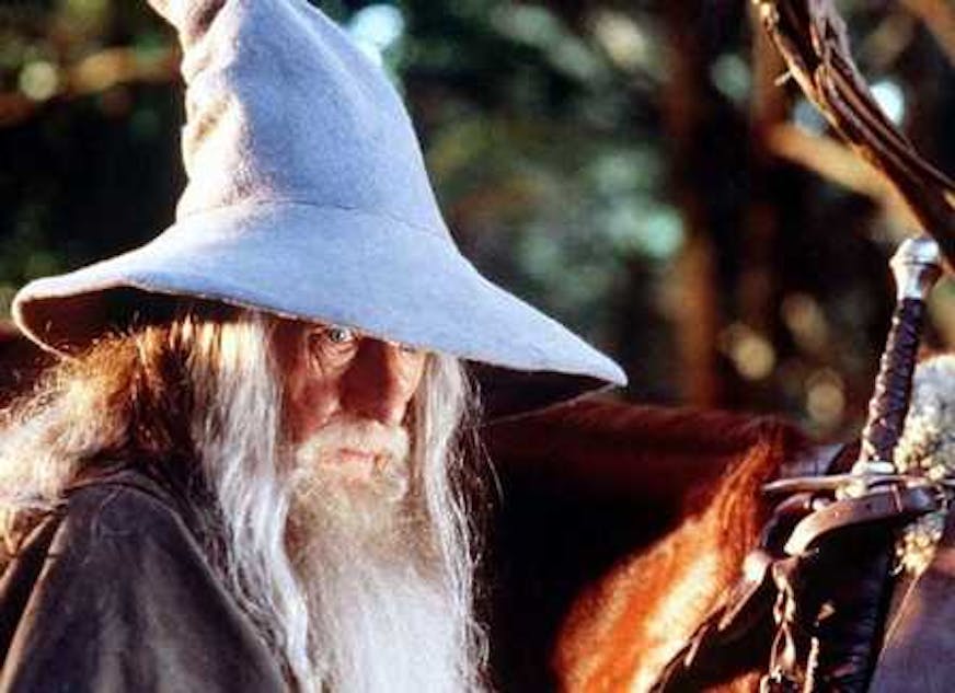 Ian McKellen as Gandalf in "The Lord of the Rings."