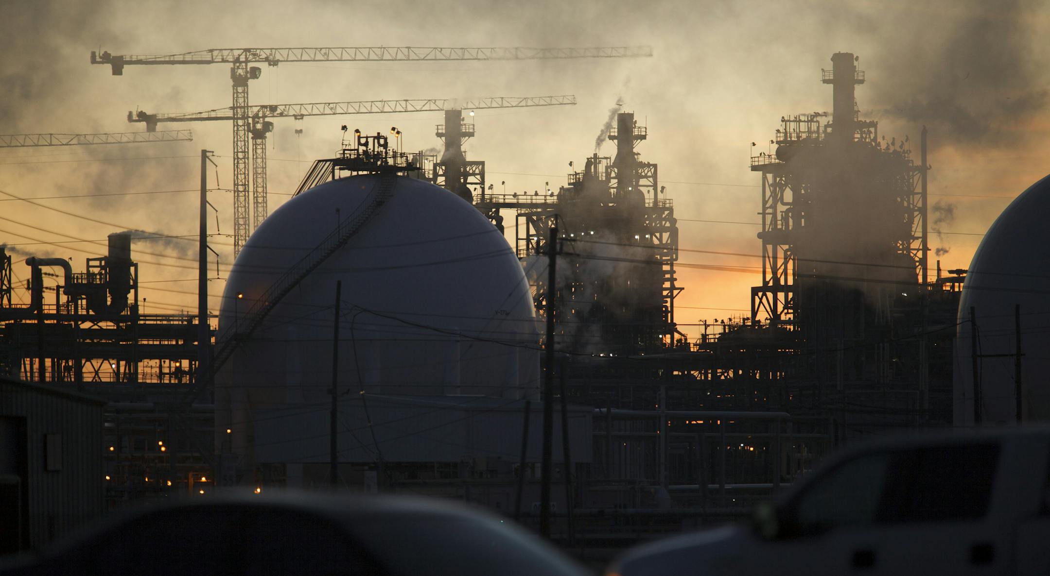FILE-- A Dow chemical refinery in Oyster Creek, Texas, Jan. 28, 2015. DuPont and Dow Chemical, with more than three centuries of history between them, said Dec. 11, 2015, they had agreed to merge, in one of the biggest deals of the year. The combined company would be known as DowDuPont. Once combined, they plan to split into three separate companies, consisting of agricultural chemicals, specialty products and materials, like plastics. (Michael Stravato/The New York Times)