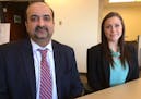 Imran Ali, left, is the new Washington County major crimes prosecutor. Brooke Throngard, right, is mining data that will help with arrests and prosecu