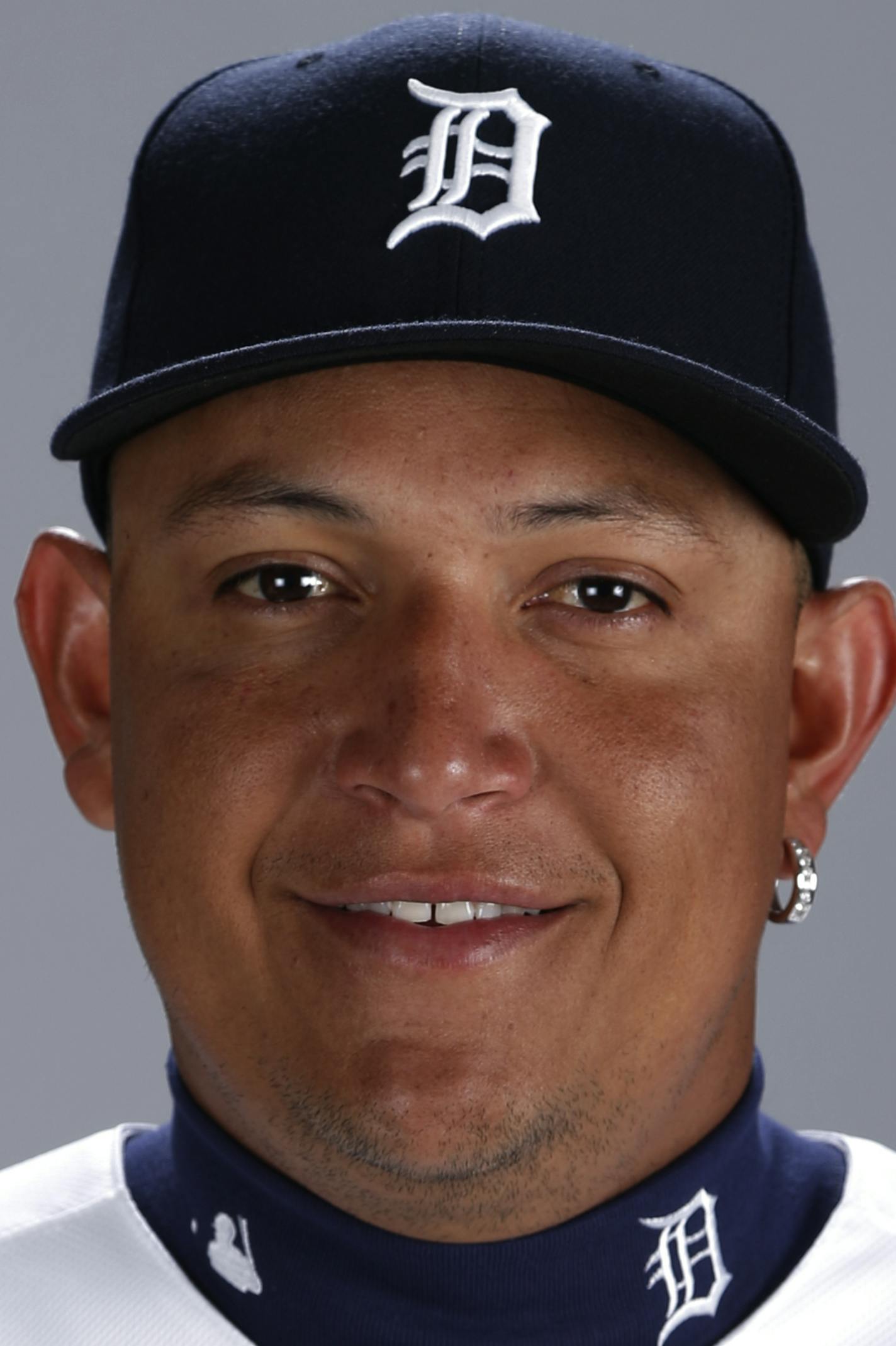 This is a 2014 photo of Miguel Cabrera of the Detroit Tigers baseball team. This image reflects the Tigers active roster as of Sunday, Feb. 23, 2014 when this image was taken at spring training in Lakeland, Fla. (AP Photo/Gene J. Puskar) ORG XMIT: FLGP