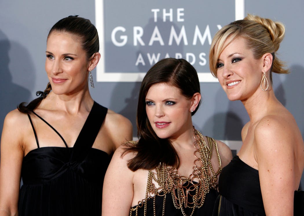 Dixie Chicks: Emily Robison, Natalie Maines and Martie Maguire.