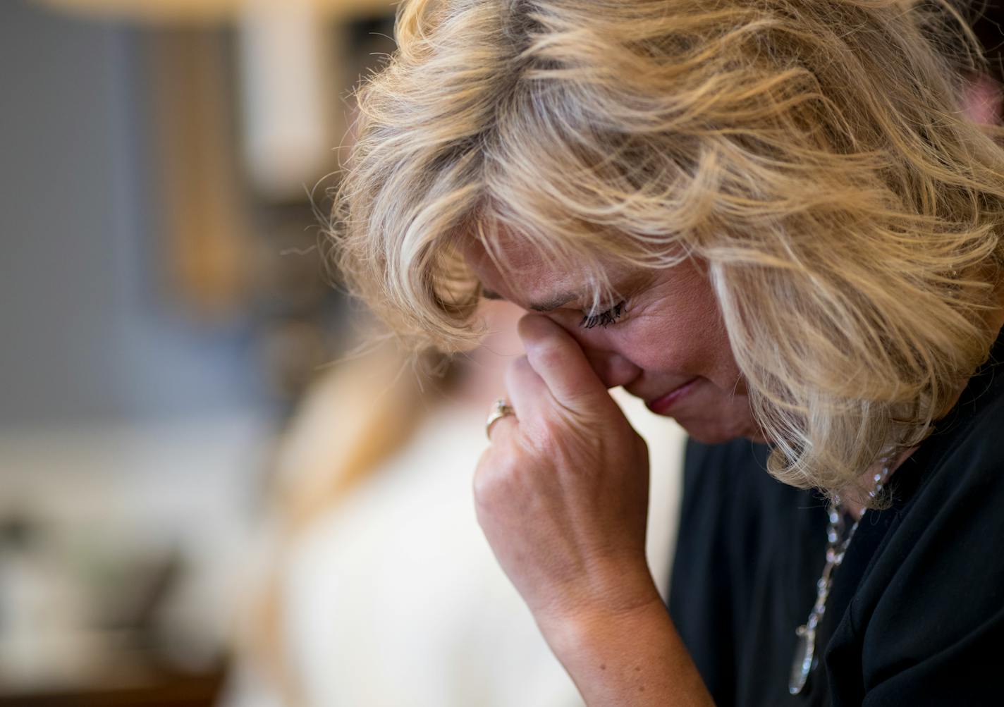 Kristi Anderson was emotional talking about her son Jake Anderson who died of hypothermia in 2013. She and her family are suing the city if Minneapolis in a wrongful death case saying first responders made no effort to revive or treat her son who she believes may have been alive. She was photographed on Monday, December 12, 2016, in Minneapolis, Minn. ] RENEE JONES SCHNEIDER � renee.jones@startribune.com